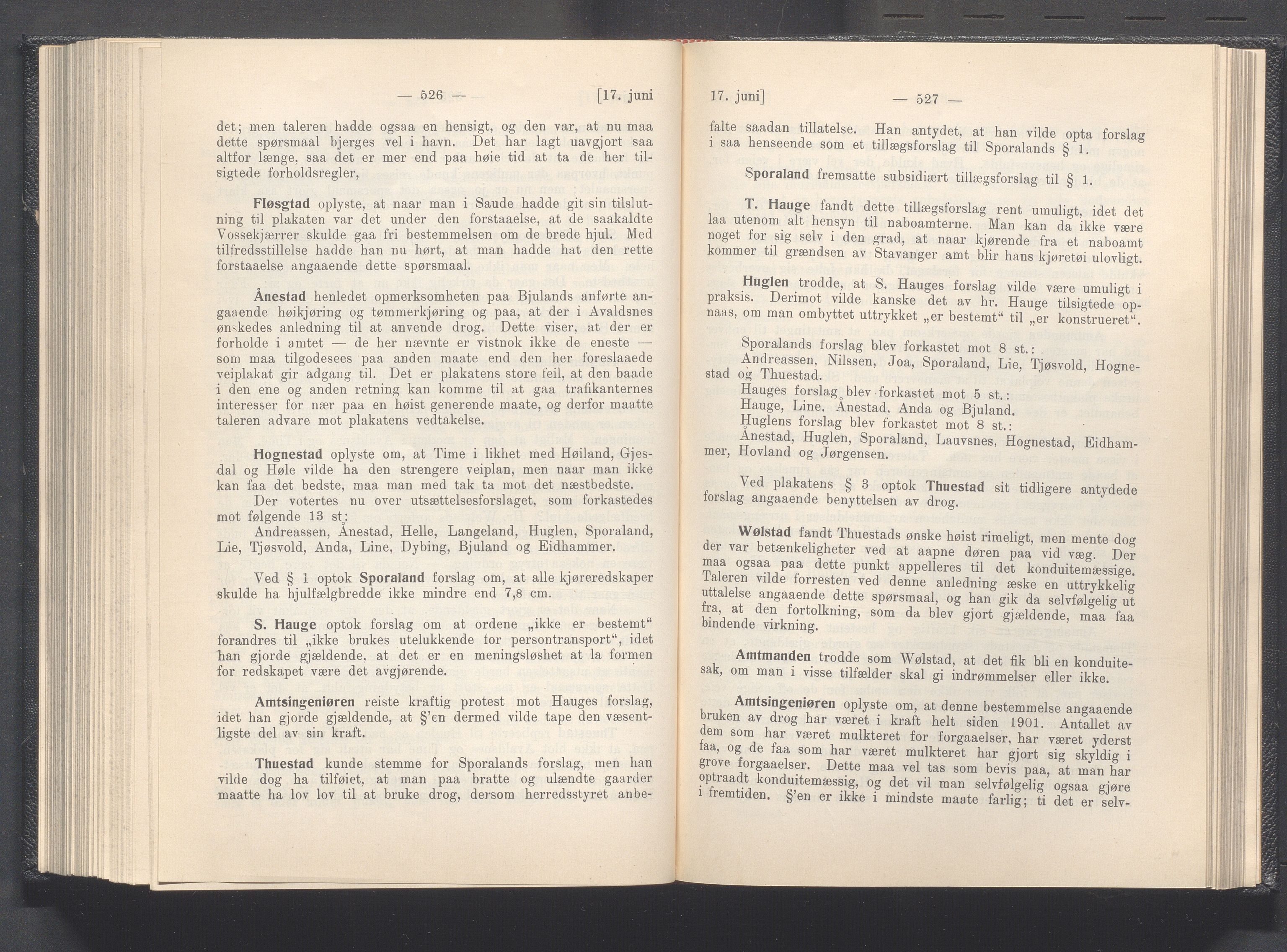 Rogaland fylkeskommune - Fylkesrådmannen , IKAR/A-900/A, 1911, p. 275