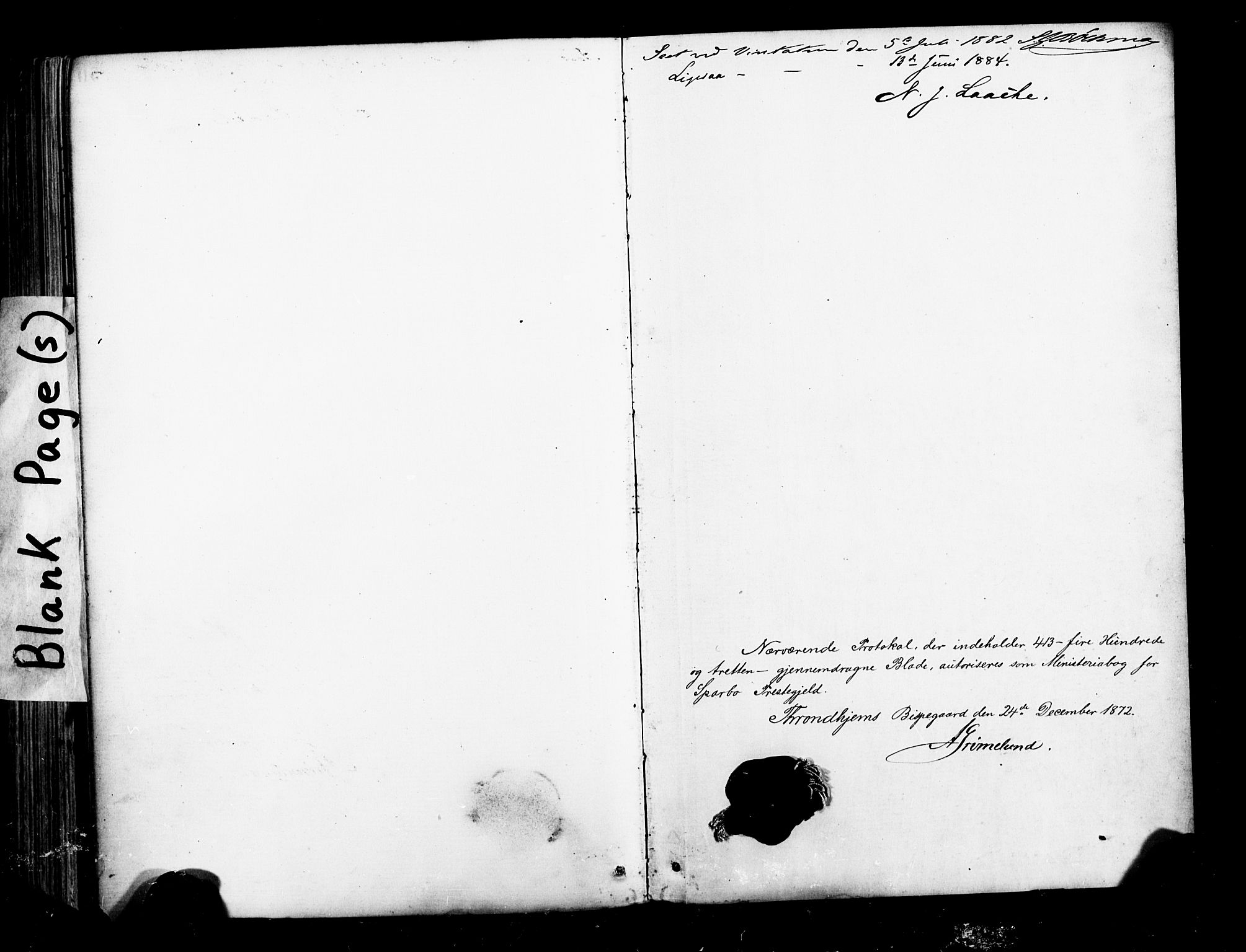 Ministerialprotokoller, klokkerbøker og fødselsregistre - Nord-Trøndelag, SAT/A-1458/735/L0348: Parish register (official) no. 735A09 /1, 1873-1883