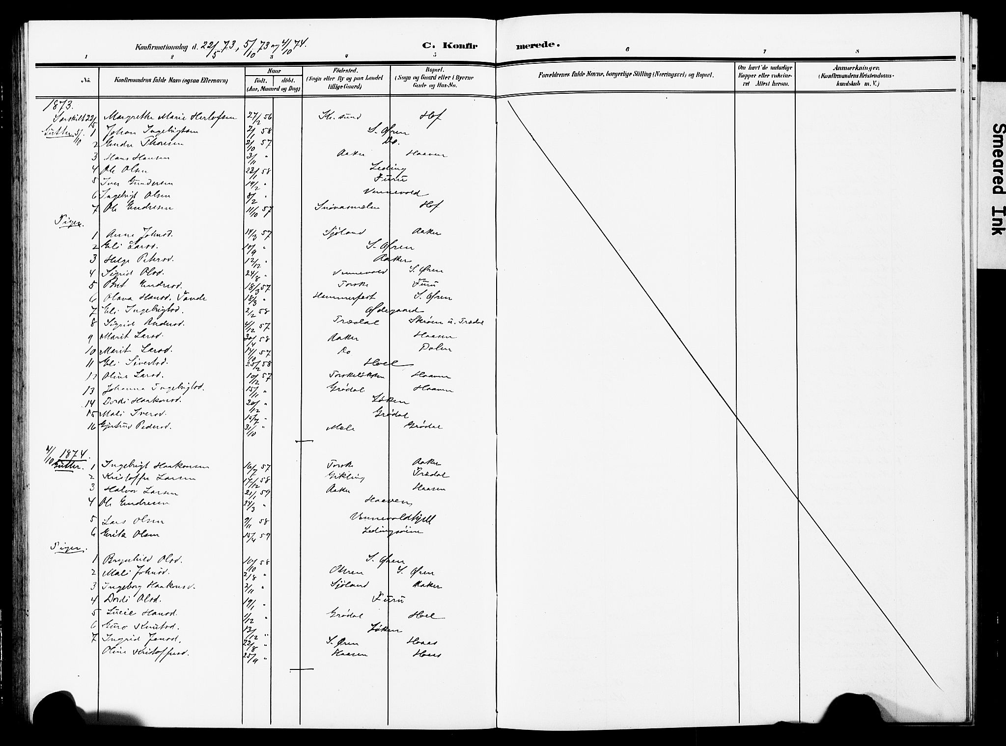 Ministerialprotokoller, klokkerbøker og fødselsregistre - Møre og Romsdal, AV/SAT-A-1454/590/L1017: Parish register (copy) no. 590C02, 1869-1931