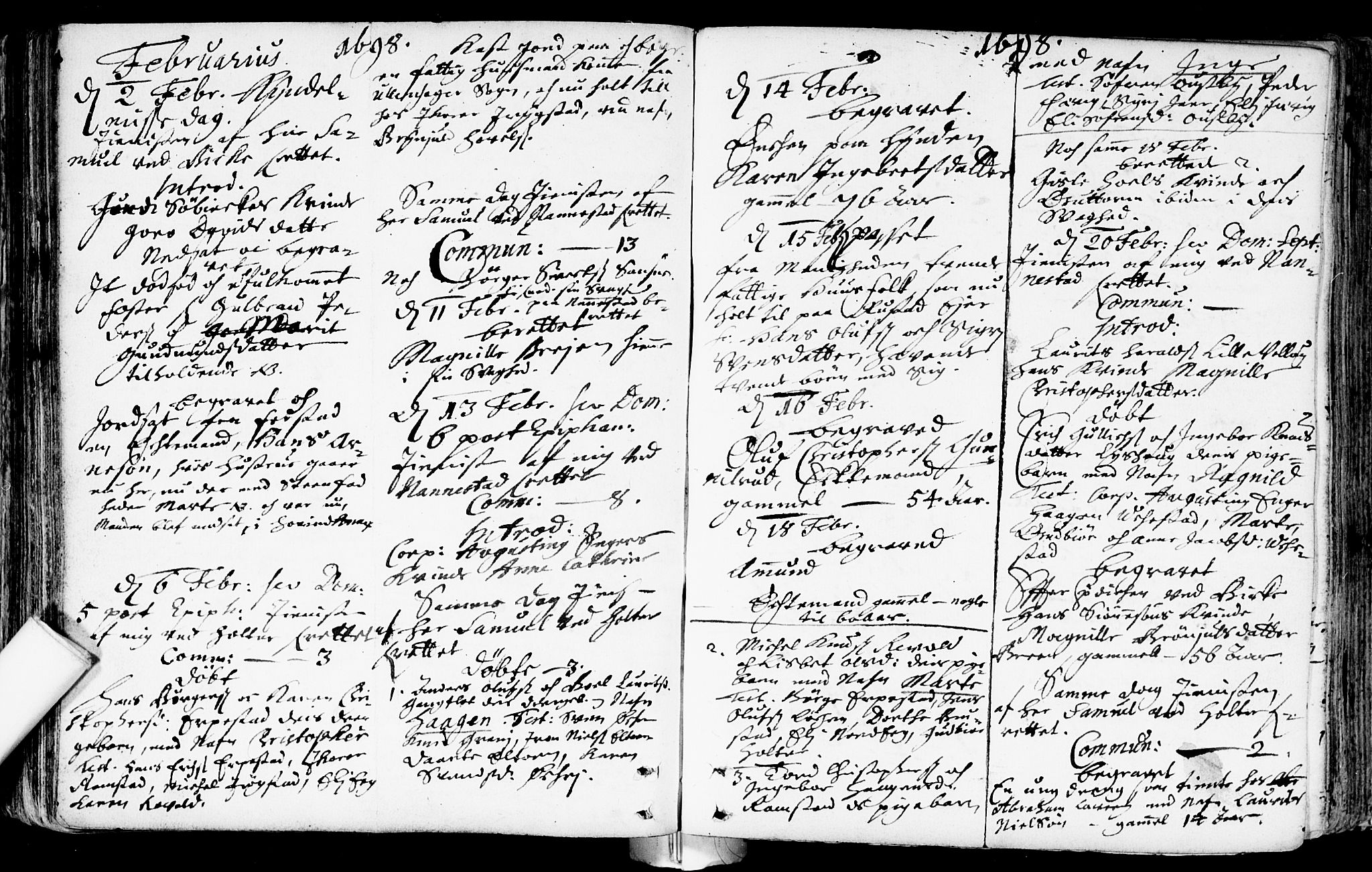 Nannestad prestekontor Kirkebøker, AV/SAO-A-10414a/F/Fa/L0001: Parish register (official) no. I 1, 1689-1702