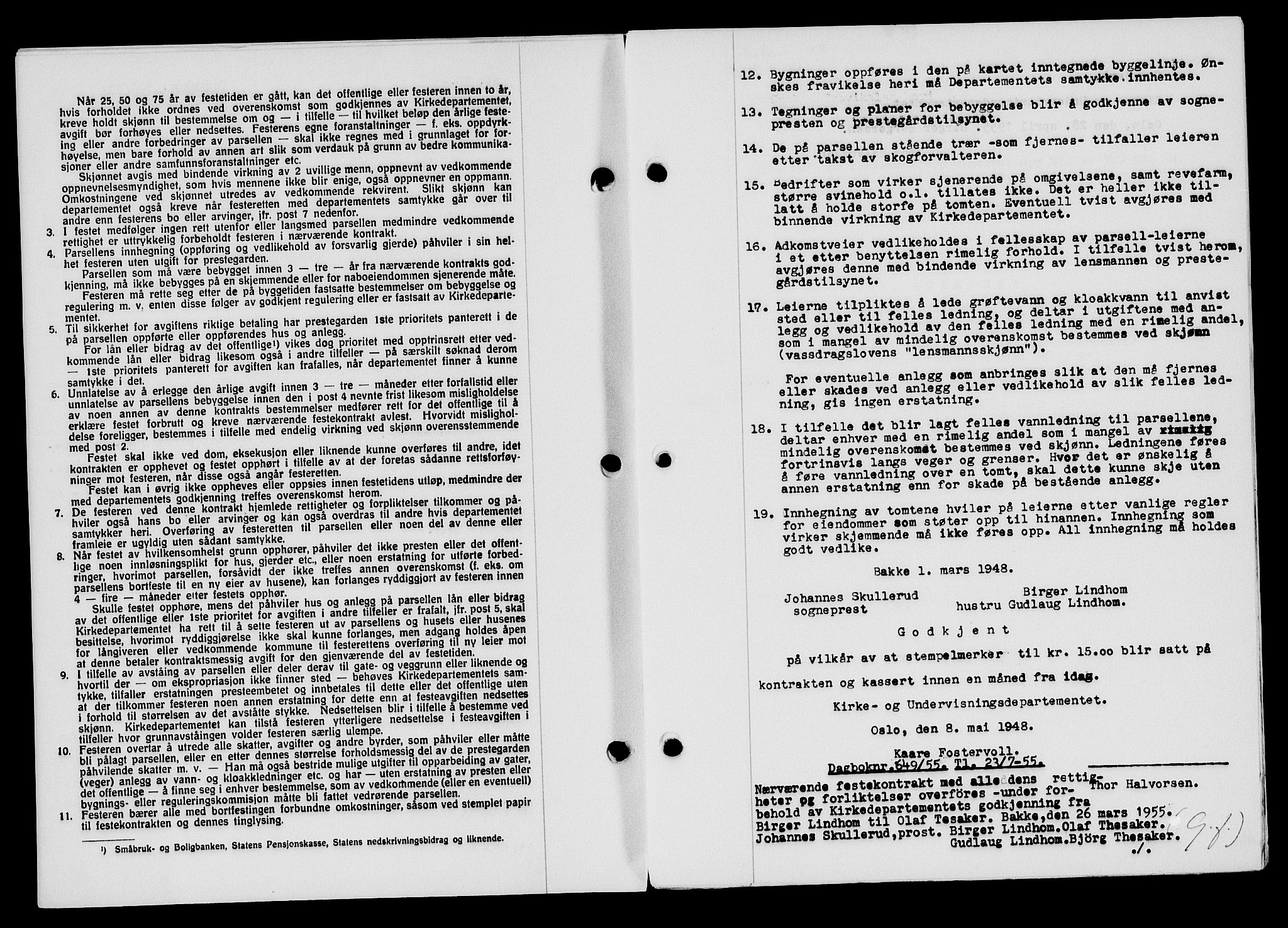 Flekkefjord sorenskriveri, SAK/1221-0001/G/Gb/Gba/L0063: Mortgage book no. A-11, 1947-1948, Diary no: : 451/1948