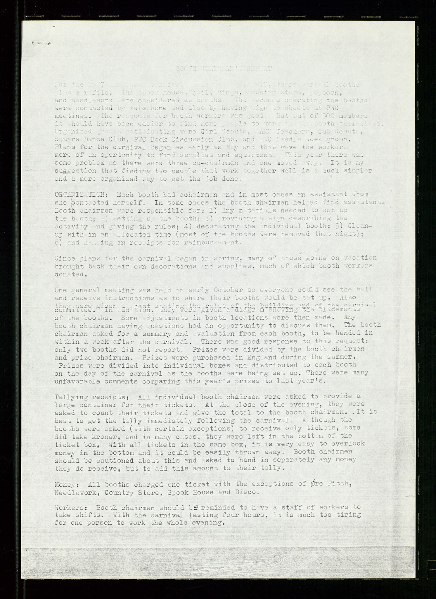 PA 1547 - Petroleum Wives Club, AV/SAST-A-101974/D/Da/L0001: President's file, 1975-1980