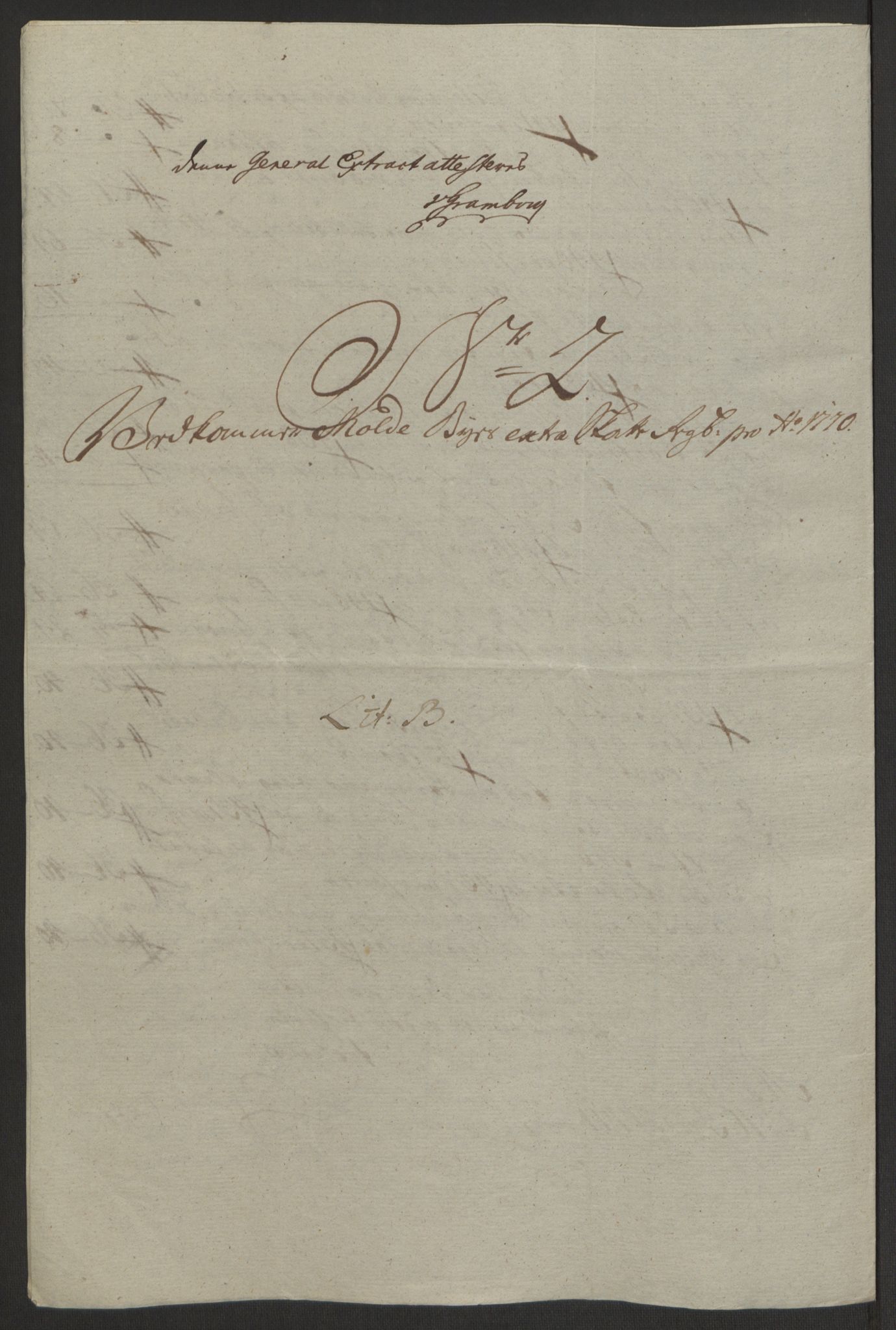 Rentekammeret inntil 1814, Reviderte regnskaper, Byregnskaper, AV/RA-EA-4066/R/Rq/L0487/0004: [Q1] Kontribusjonsregnskap / Ekstraskatt, 1762-1772, p. 192