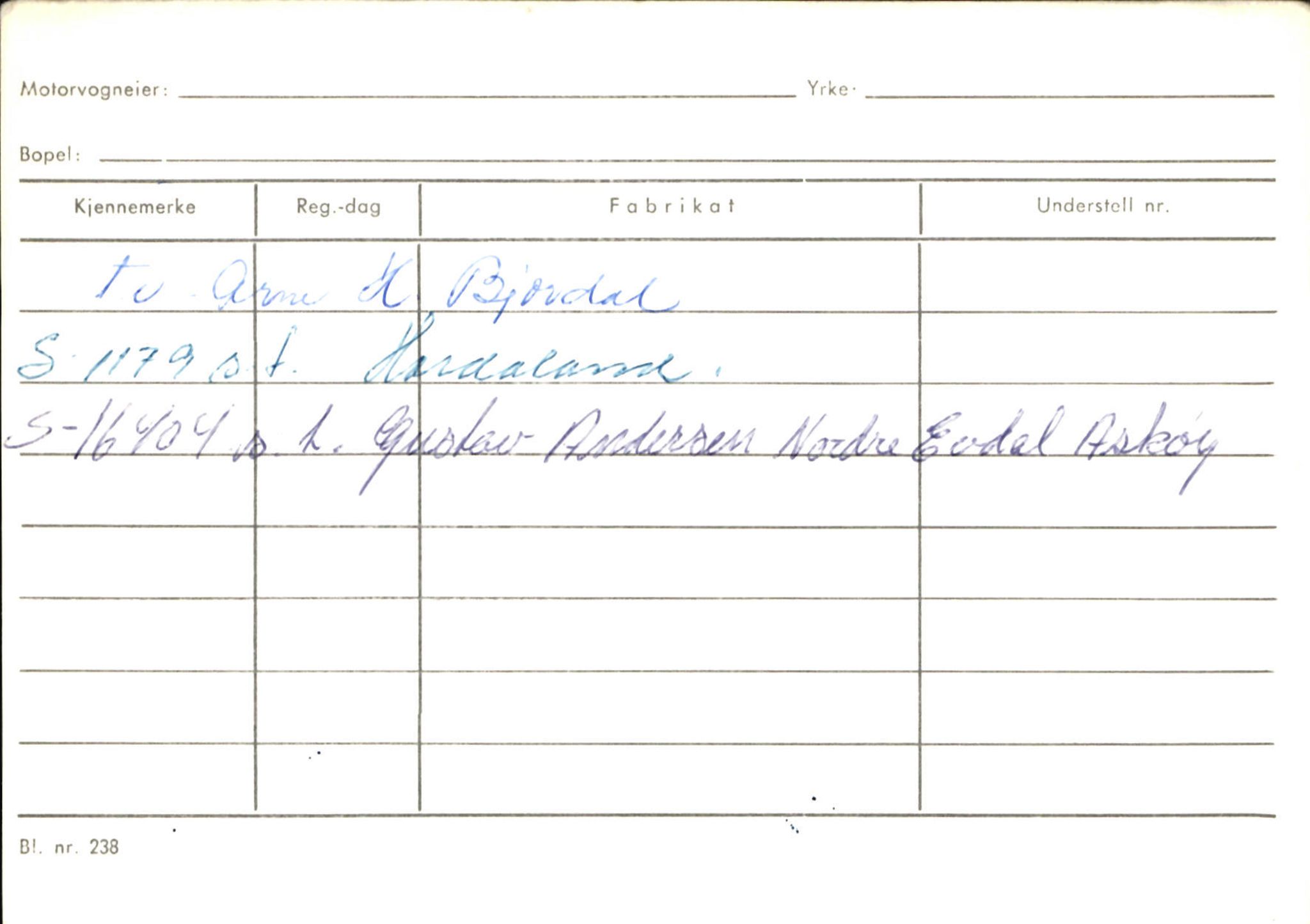 Statens vegvesen, Sogn og Fjordane vegkontor, AV/SAB-A-5301/4/F/L0126: Eigarregister Fjaler M-Å. Leikanger A-Å, 1945-1975, p. 685