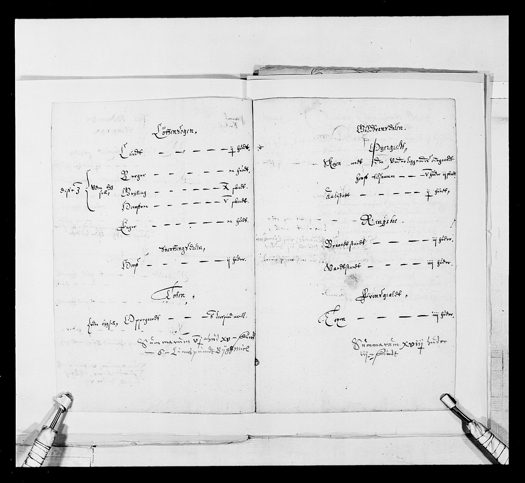 Stattholderembetet 1572-1771, AV/RA-EA-2870/Ek/L0017/0001: Jordebøker 1633-1658: / Adelsjordebøker, 1633-1639, p. 330