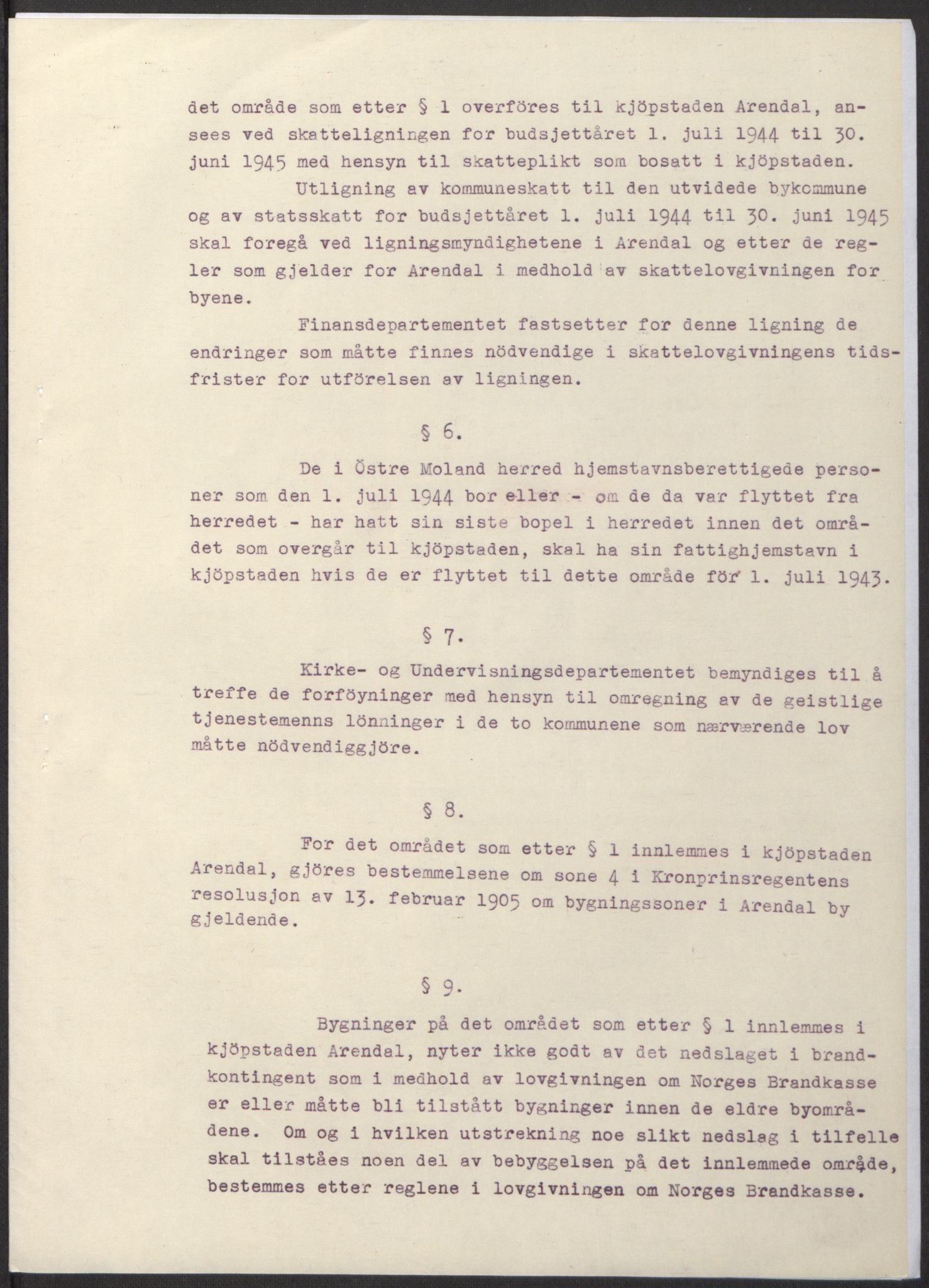 NS-administrasjonen 1940-1945 (Statsrådsekretariatet, de kommisariske statsråder mm), AV/RA-S-4279/D/Db/L0100: Lover, 1944, p. 310