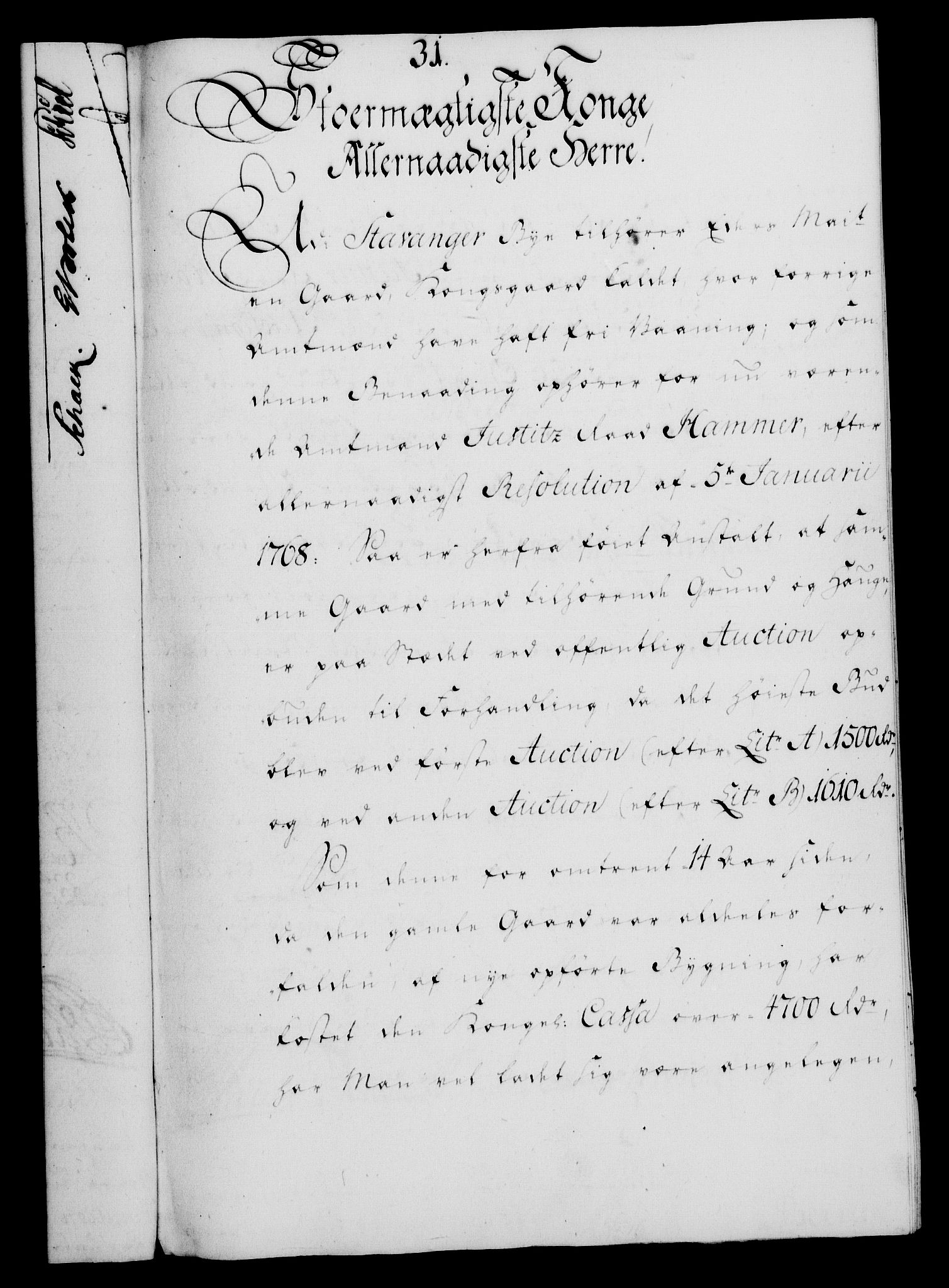 Rentekammeret, Kammerkanselliet, RA/EA-3111/G/Gf/Gfa/L0051: Norsk relasjons- og resolusjonsprotokoll (merket RK 52.51), 1769, p. 163