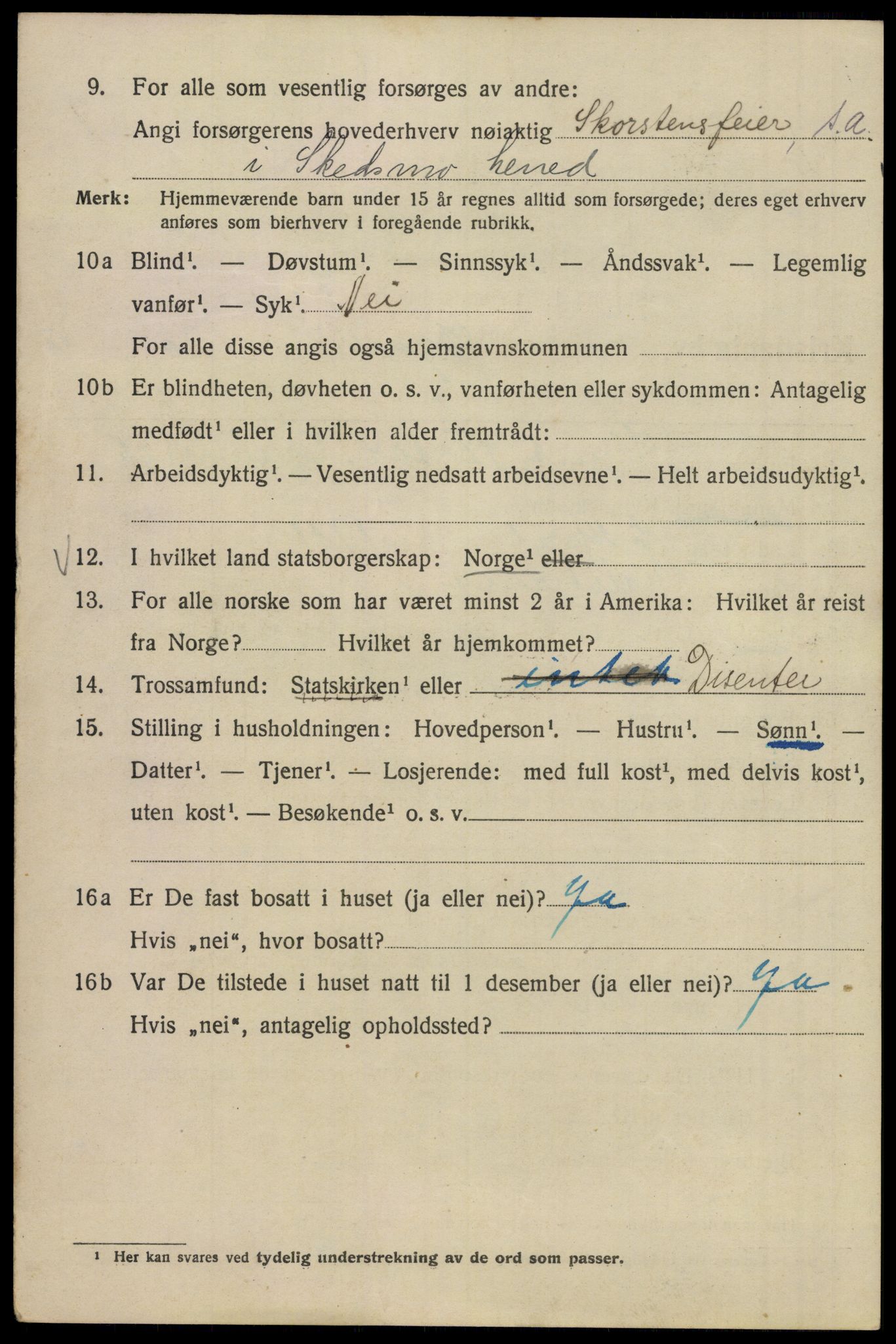 SAO, 1920 census for Kristiania, 1920, p. 205354