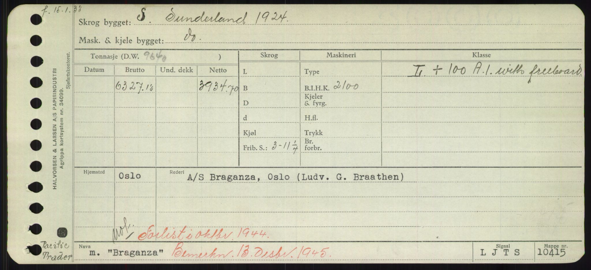 Sjøfartsdirektoratet med forløpere, Skipsmålingen, RA/S-1627/H/Hd/L0005: Fartøy, Br-Byg, p. 27