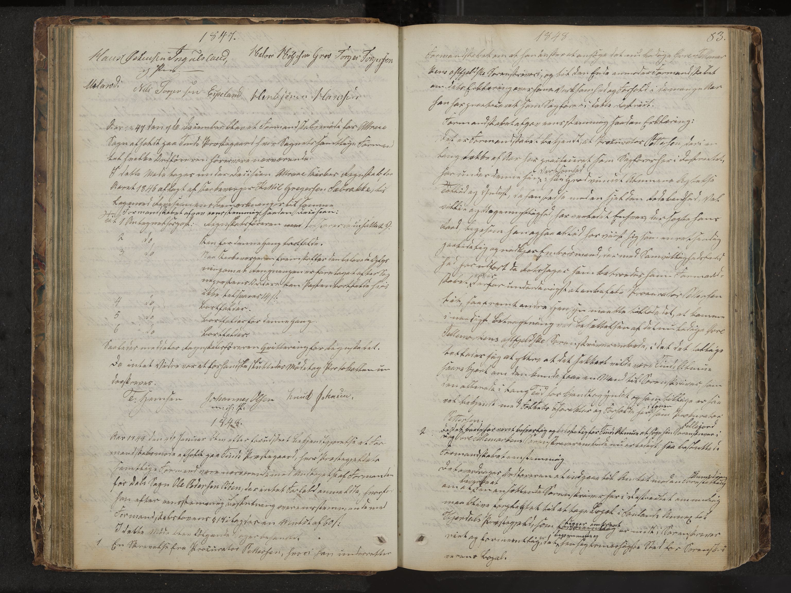 Tinn formannskap og sentraladministrasjon, IKAK/0826021-1/A/Aa/L0001: Møtebok, 1838-1882, p. 83