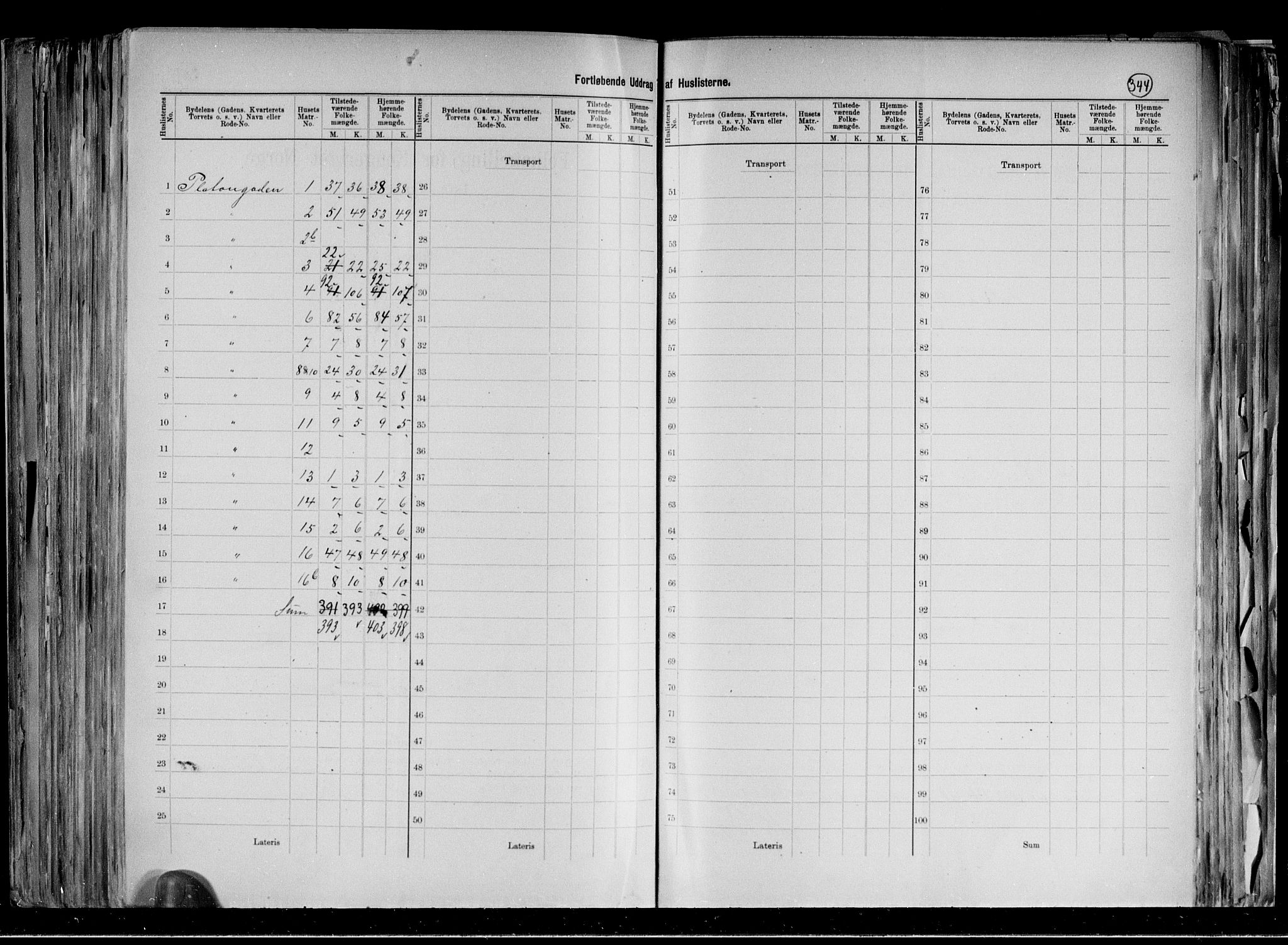 RA, 1891 census for 0301 Kristiania, 1891, p. 88123