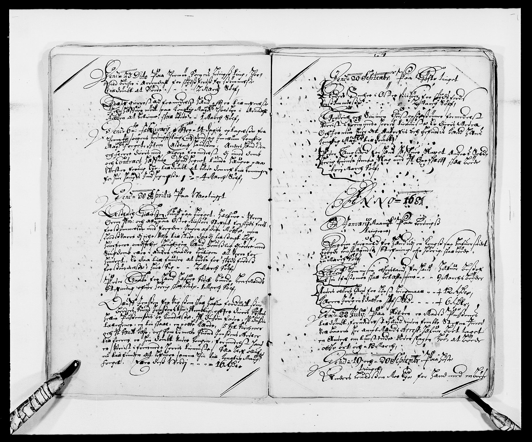 Rentekammeret inntil 1814, Reviderte regnskaper, Fogderegnskap, RA/EA-4092/R39/L2304: Fogderegnskap Nedenes, 1680-1682, p. 183