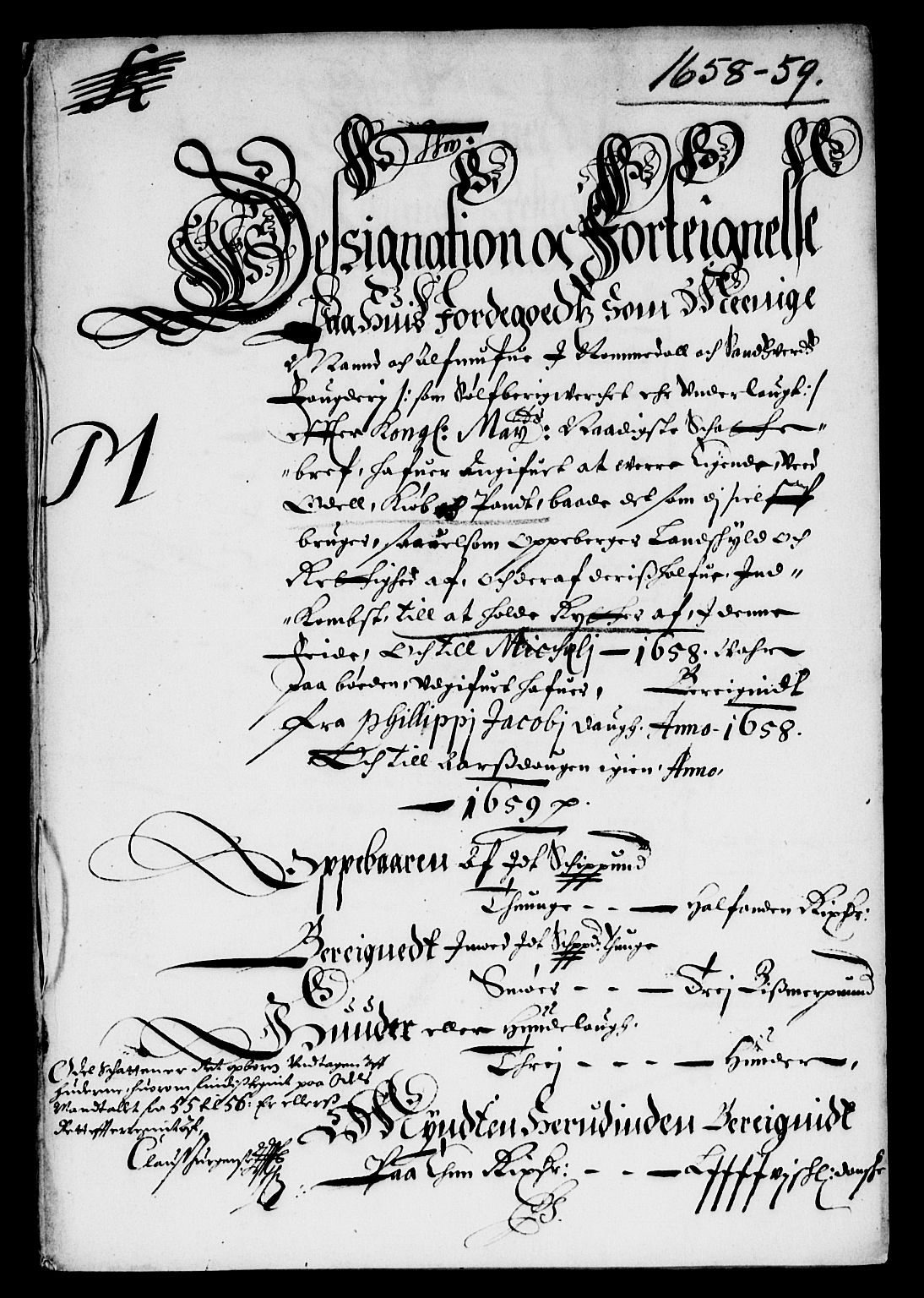 Rentekammeret inntil 1814, Reviderte regnskaper, Lensregnskaper, AV/RA-EA-5023/R/Rb/Rbn/L0005: Numedal og Sandsvær len, 1656-1661