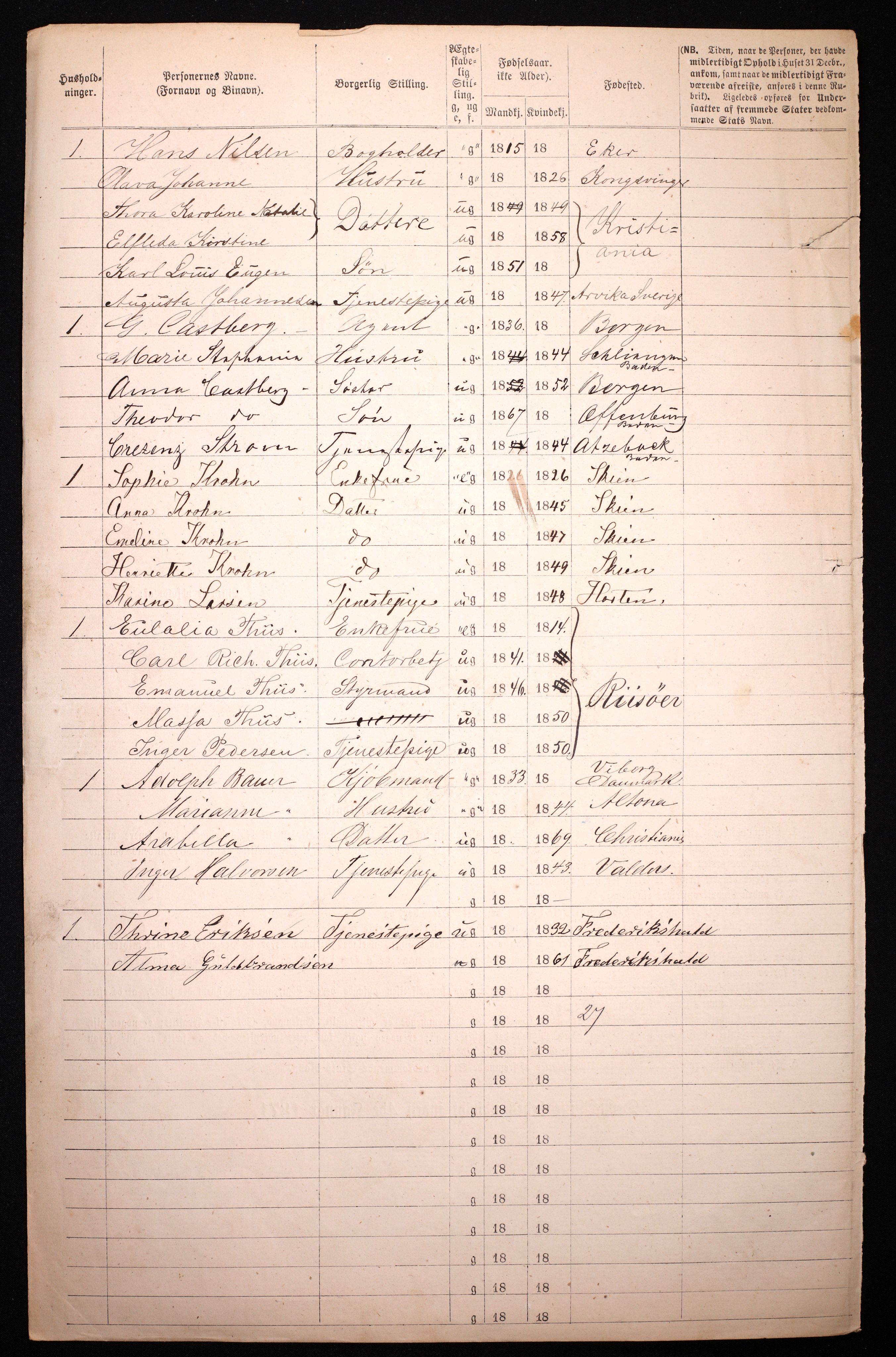RA, 1870 census for 0301 Kristiania, 1870, p. 2902
