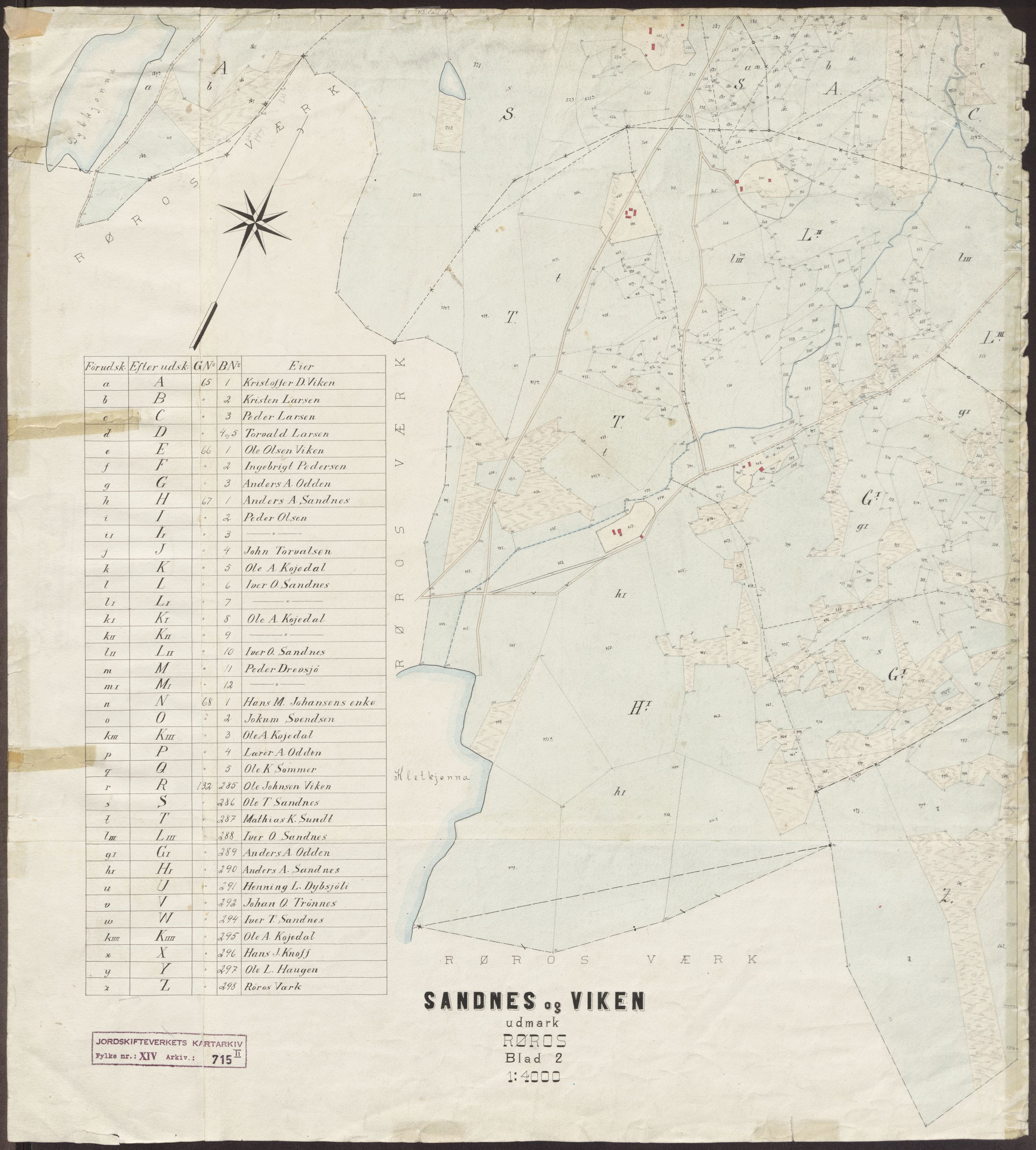 Jordskifteverkets kartarkiv, AV/RA-S-3929/T, 1859-1988, p. 1050