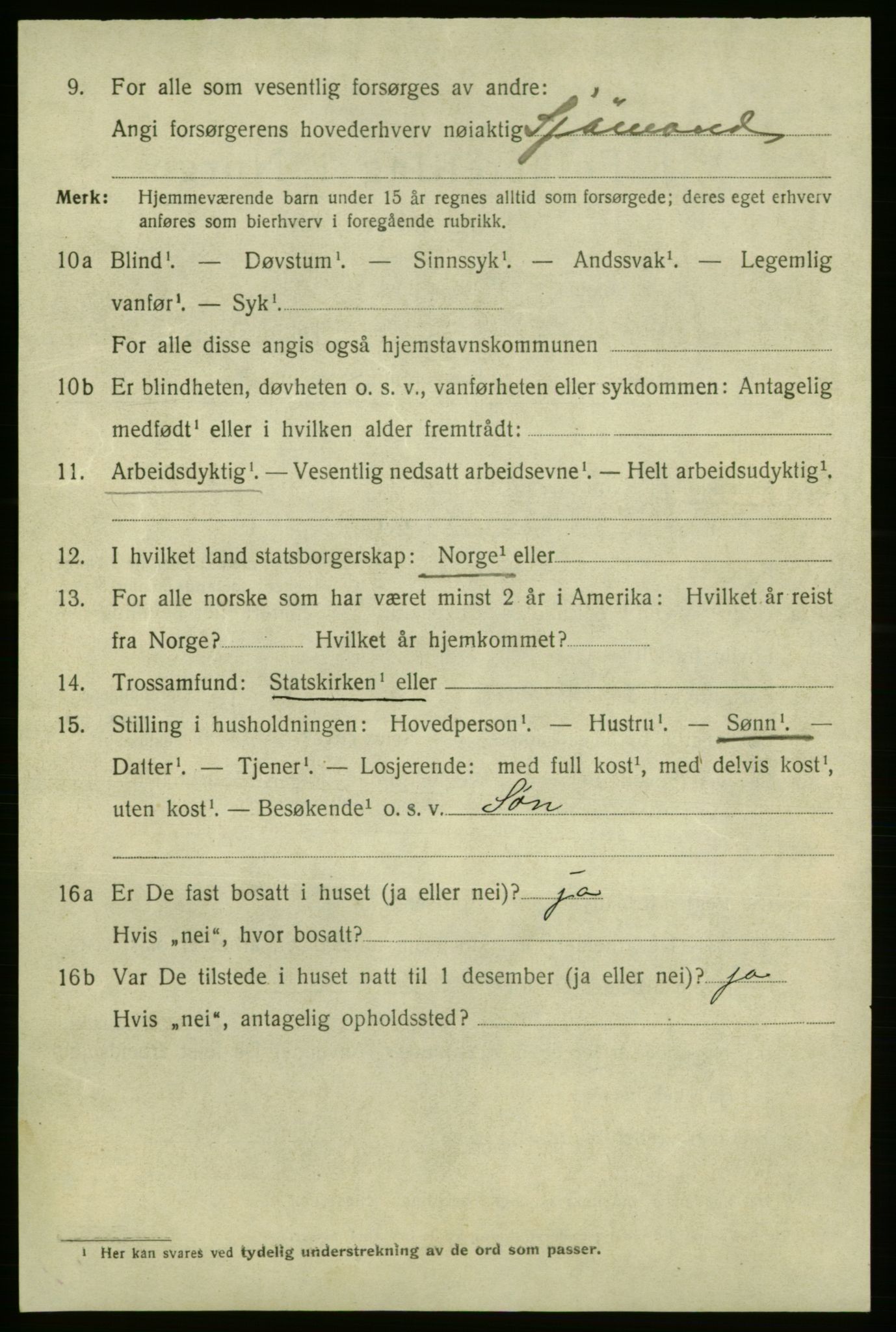 SAO, 1920 census for Fredrikshald, 1920, p. 24275