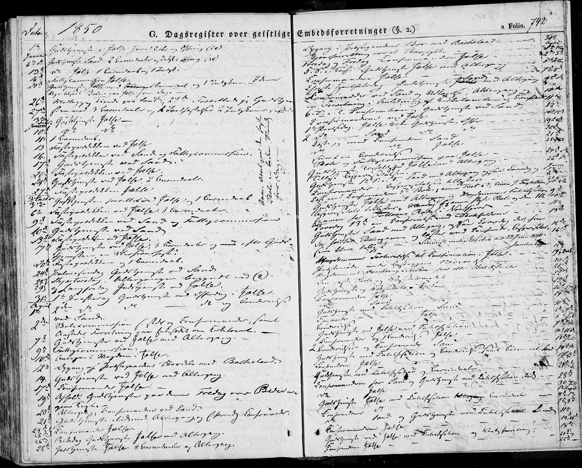 Jelsa sokneprestkontor, AV/SAST-A-101842/01/IV: Parish register (official) no. A 6.2, 1828-1853, p. 742