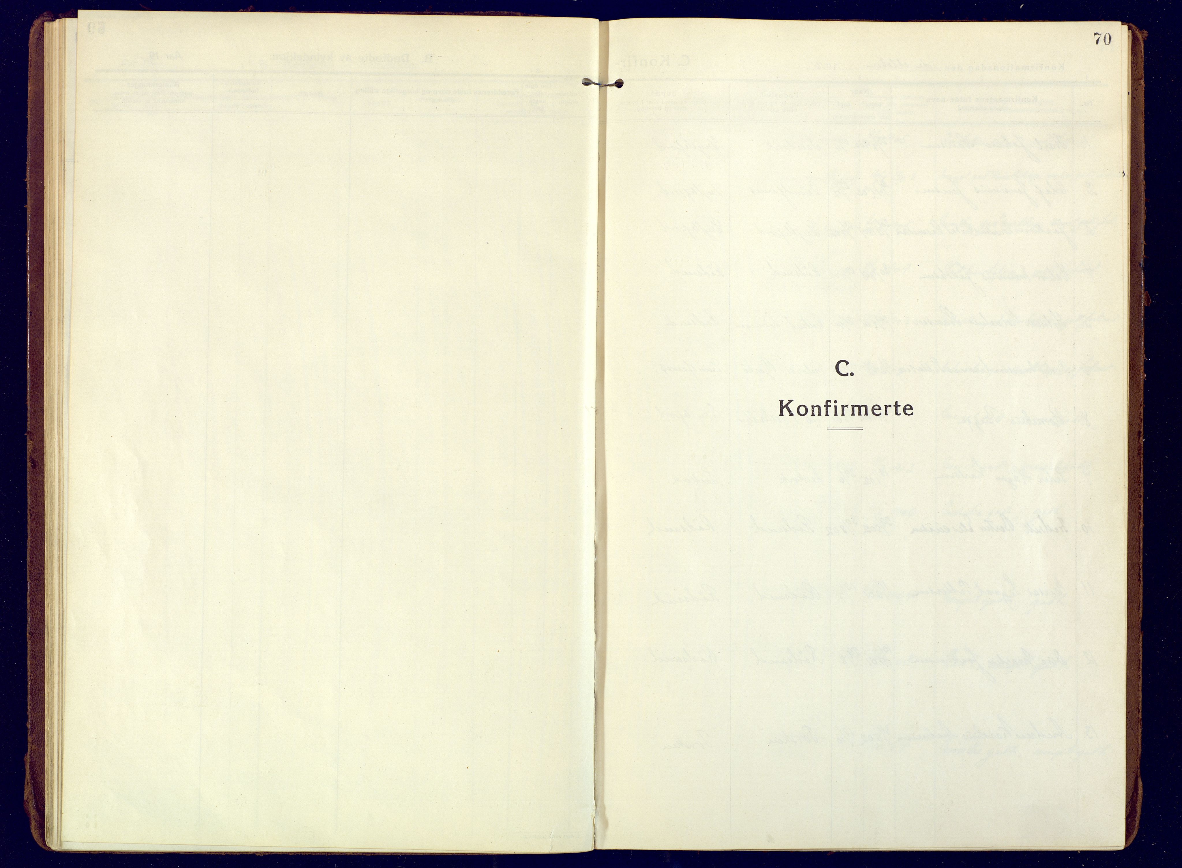 Berg sokneprestkontor, SATØ/S-1318/G/Ga/Gaa: Parish register (official) no. 10, 1916-1928, p. 70
