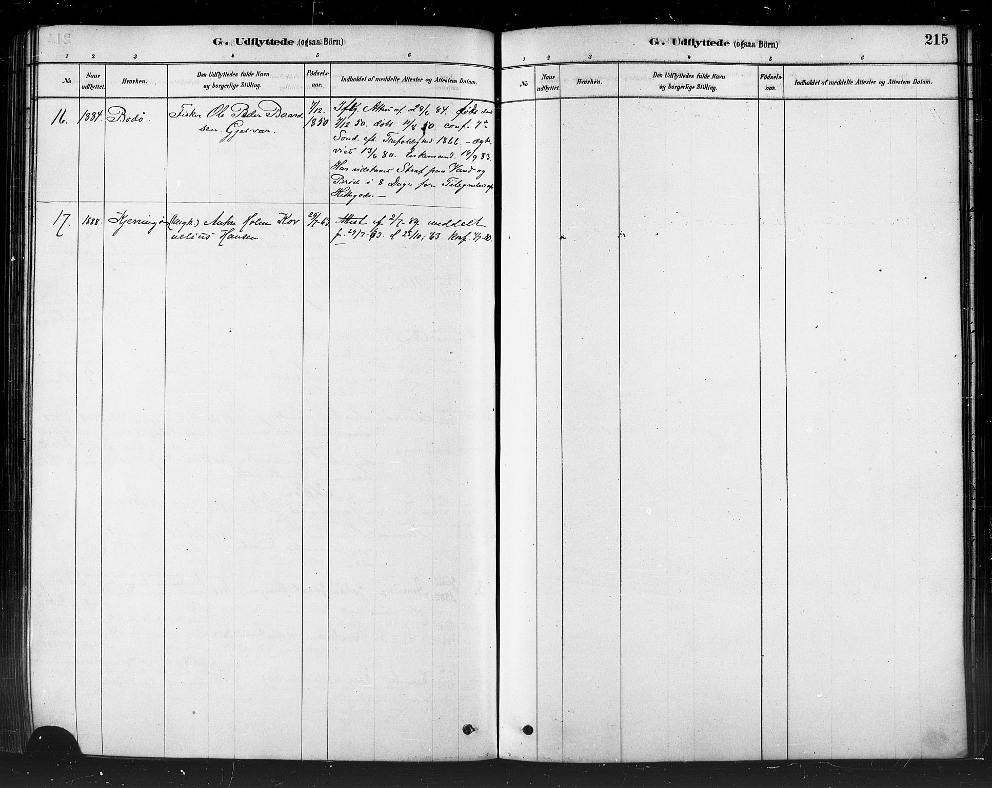 Måsøy sokneprestkontor, SATØ/S-1348/H/Ha/L0004kirke: Parish register (official) no. 4, 1878-1891, p. 215