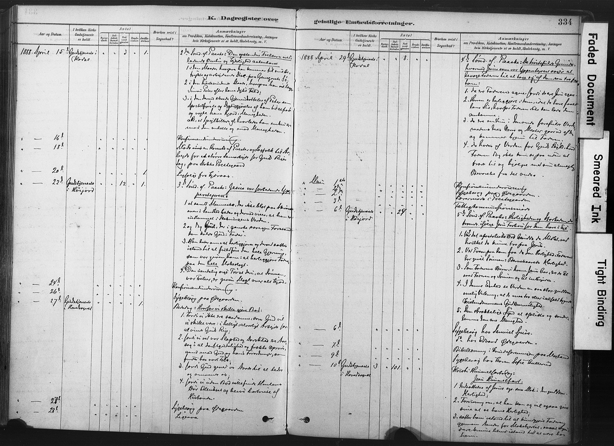 Andebu kirkebøker, AV/SAKO-A-336/F/Fa/L0007: Parish register (official) no. 7, 1878-1899, p. 334