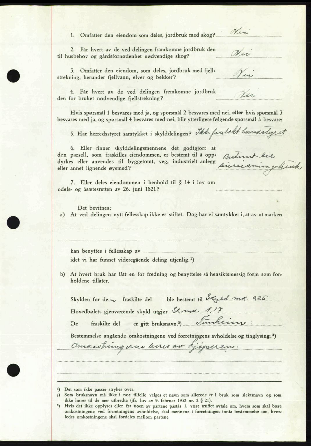 Romsdal sorenskriveri, AV/SAT-A-4149/1/2/2C: Mortgage book no. A26, 1948-1948, Diary no: : 1402/1948