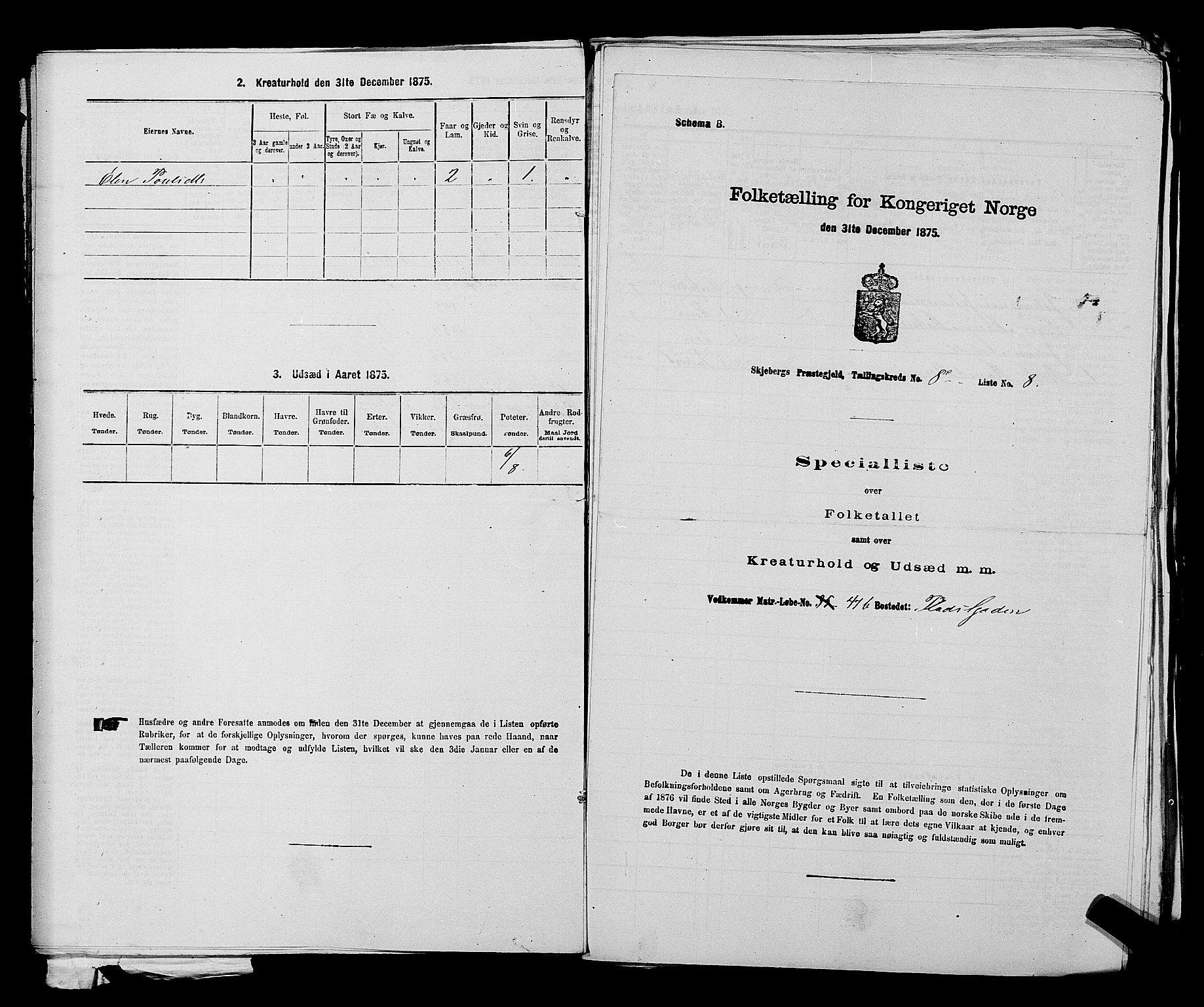 RA, 1875 census for 0115P Skjeberg, 1875, p. 1348