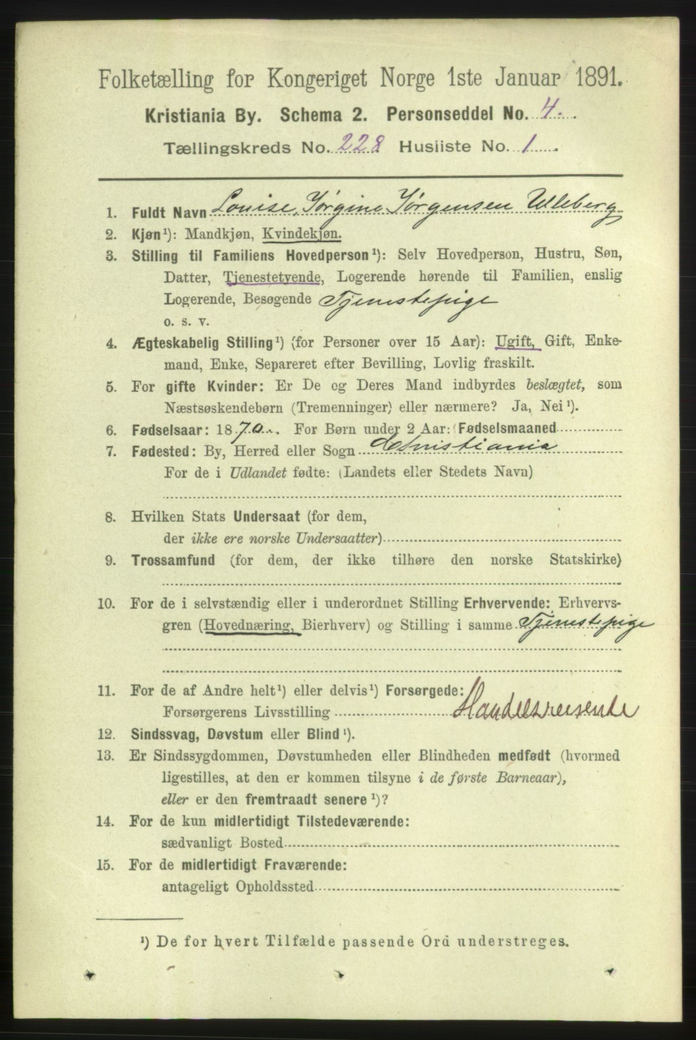 RA, 1891 census for 0301 Kristiania, 1891, p. 139281