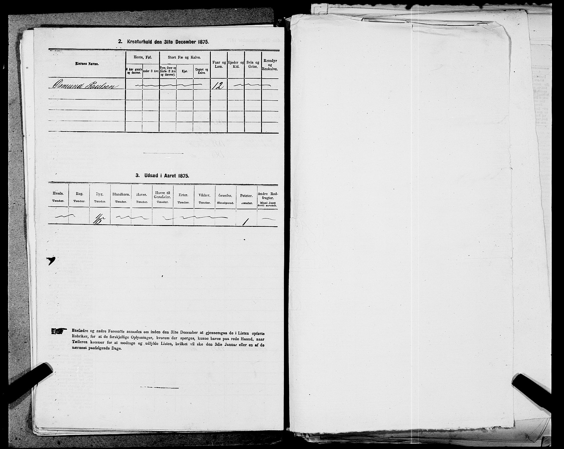 SAST, 1875 census for 1139P Nedstrand, 1875, p. 145