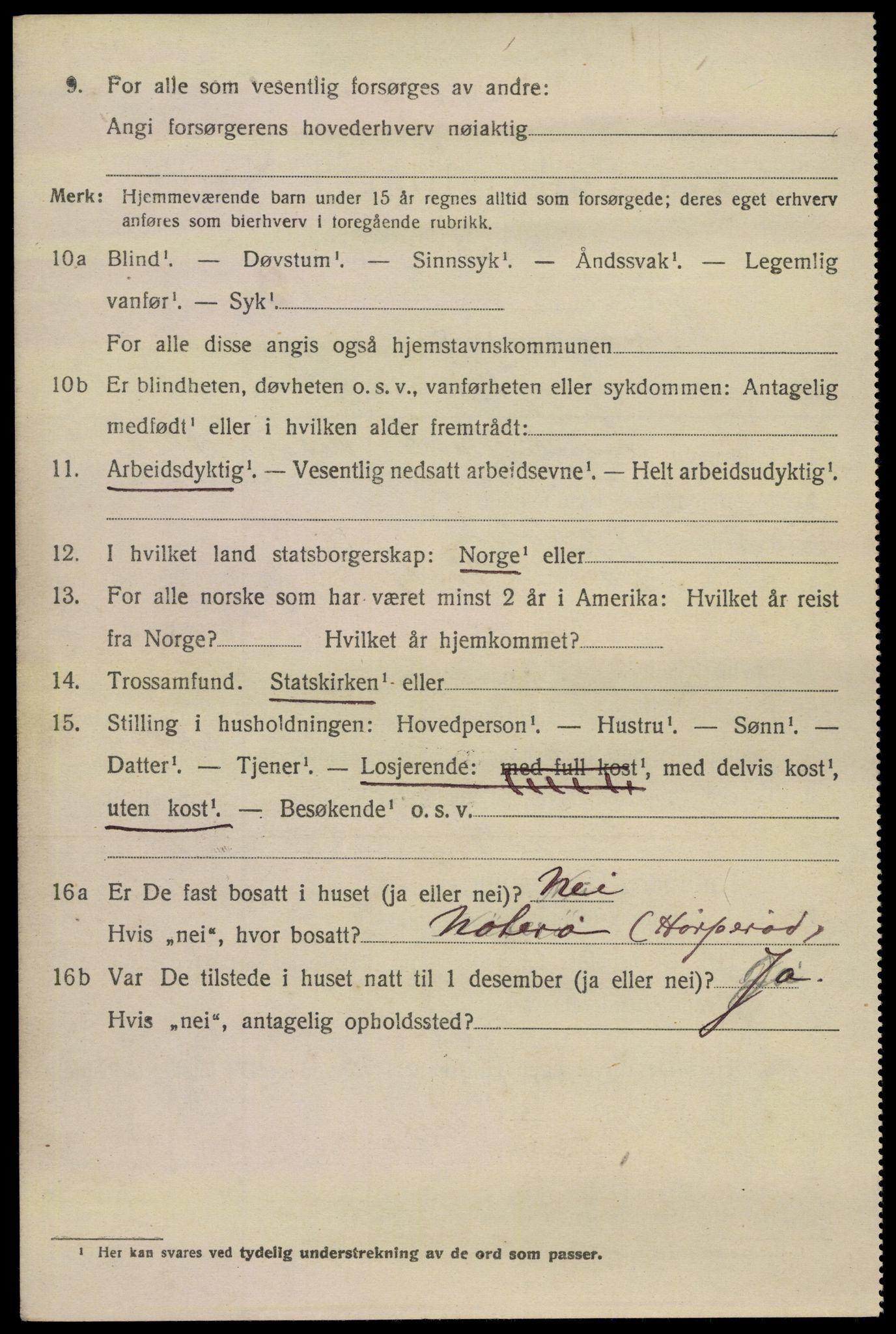 SAKO, 1920 census for Nøtterøy, 1920, p. 14732
