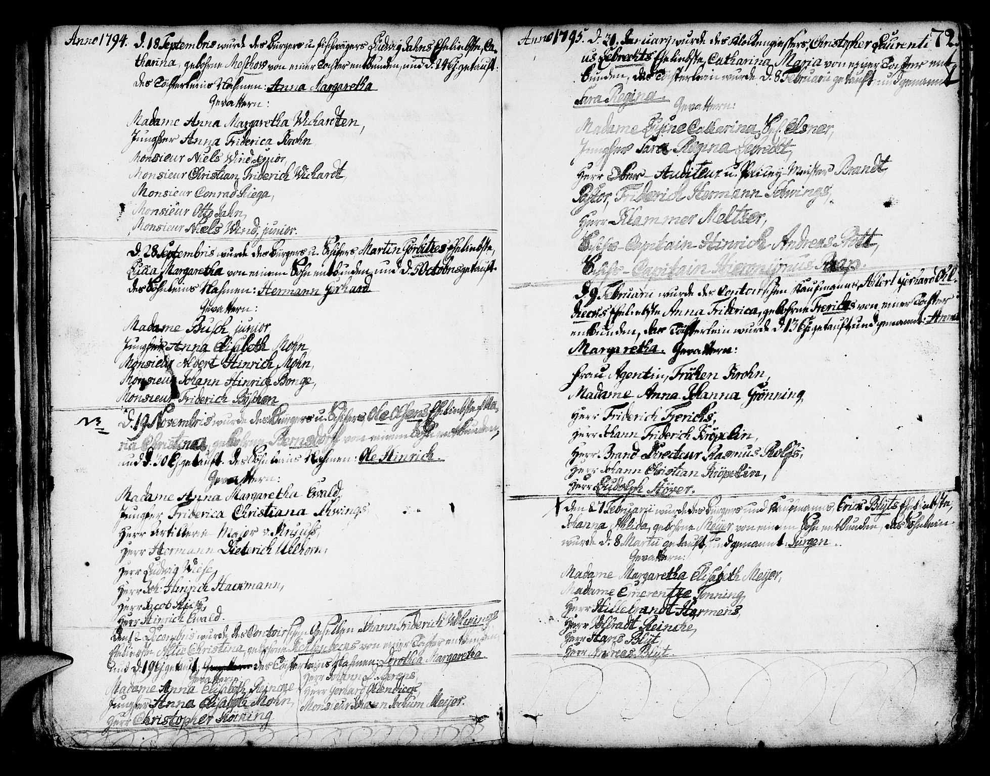 Mariakirken Sokneprestembete, AV/SAB-A-76901/H/Haa/L0003: Parish register (official) no. A 3, 1786-1815, p. 72