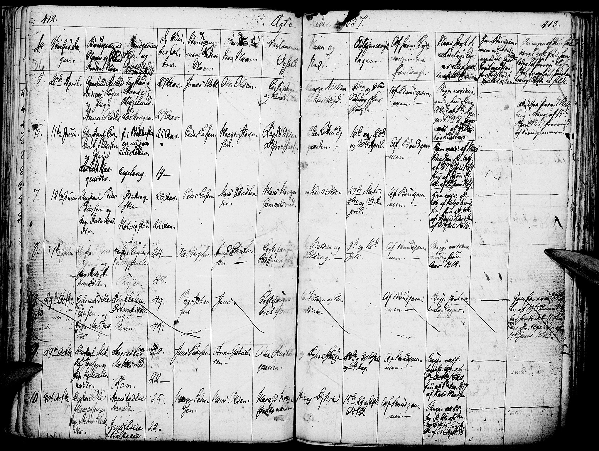 Løten prestekontor, AV/SAH-PREST-022/K/Ka/L0006: Parish register (official) no. 6, 1832-1849, p. 412-413