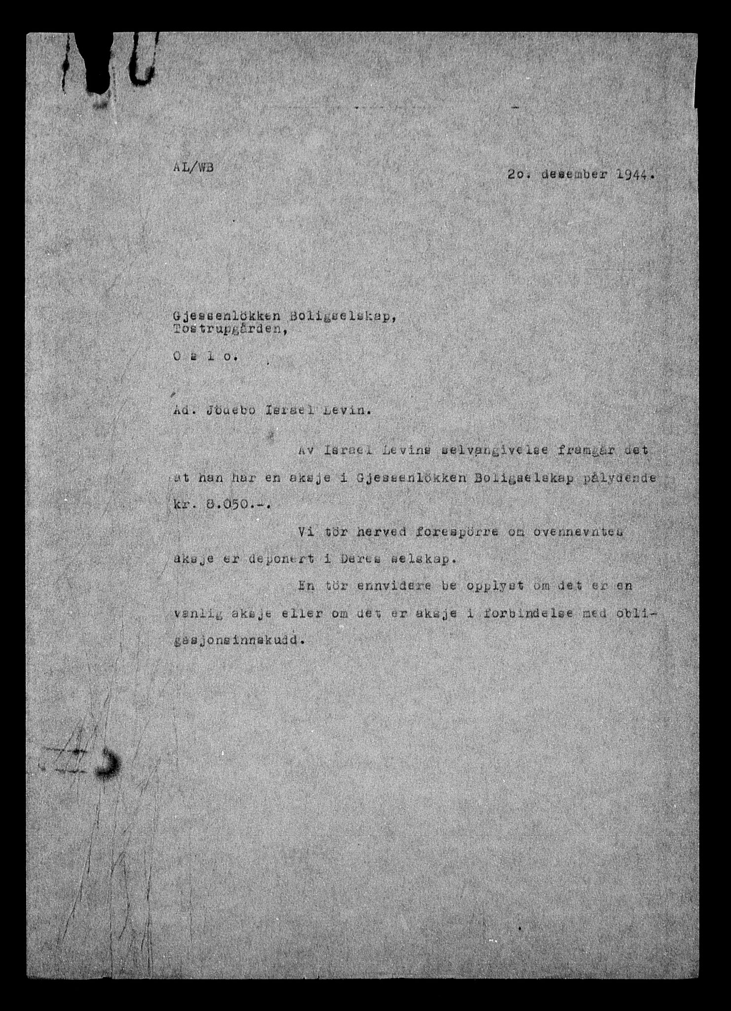 Justisdepartementet, Tilbakeføringskontoret for inndratte formuer, AV/RA-S-1564/H/Hc/Hcc/L0957: --, 1945-1947, p. 176