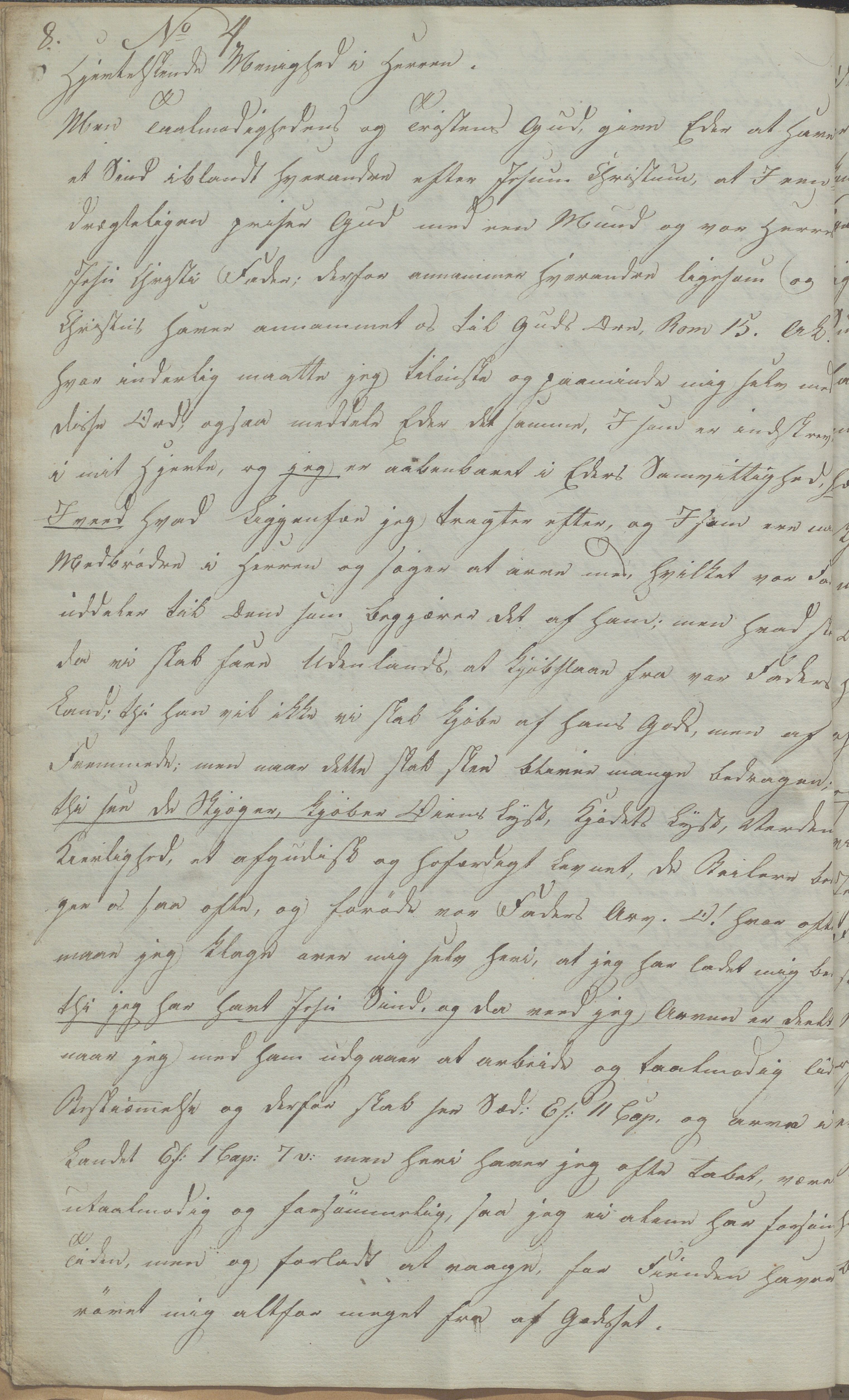 Heggtveitsamlingen, TMF/A-1007/H/L0052/0001: Innbundne brev Ms. S, med innlagt registratur / Innbundne brev Ms S. , 1801-1823, p. 8