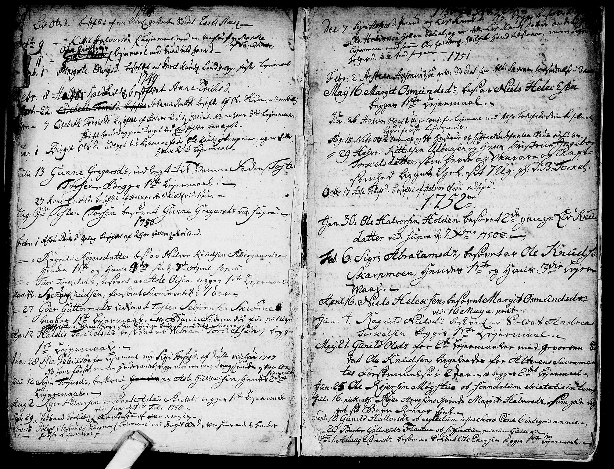 Rollag kirkebøker, SAKO/A-240/F/Fa/L0003: Parish register (official) no. I 3, 1743-1778, p. 279