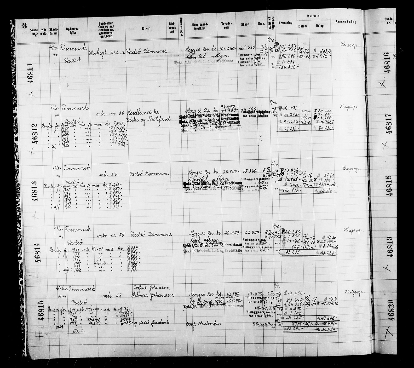 Krigsskadetrygdene for bygninger og løsøre, AV/RA-S-1548/V/L0039: Bygning, branntrygdet., 1940-1945, p. 3