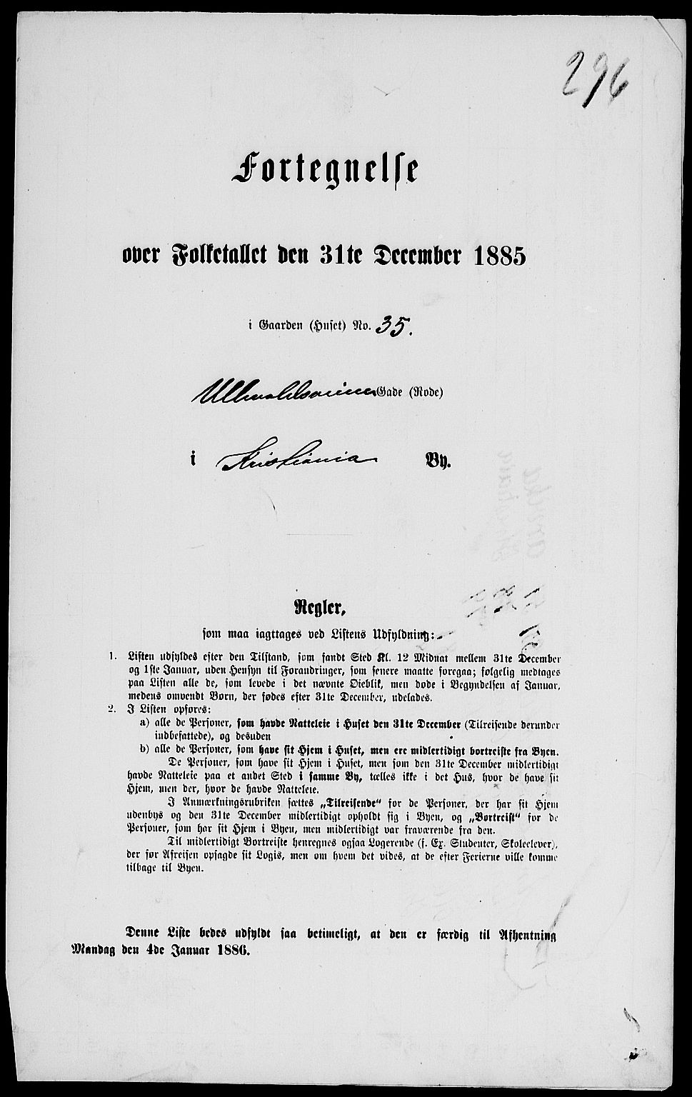 RA, 1885 census for 0301 Kristiania, 1885, p. 6340