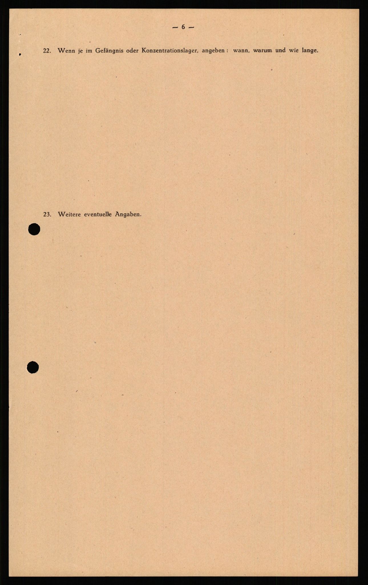 Forsvaret, Forsvarets overkommando II, RA/RAFA-3915/D/Db/L0031: CI Questionaires. Tyske okkupasjonsstyrker i Norge. Tyskere., 1945-1946, p. 354