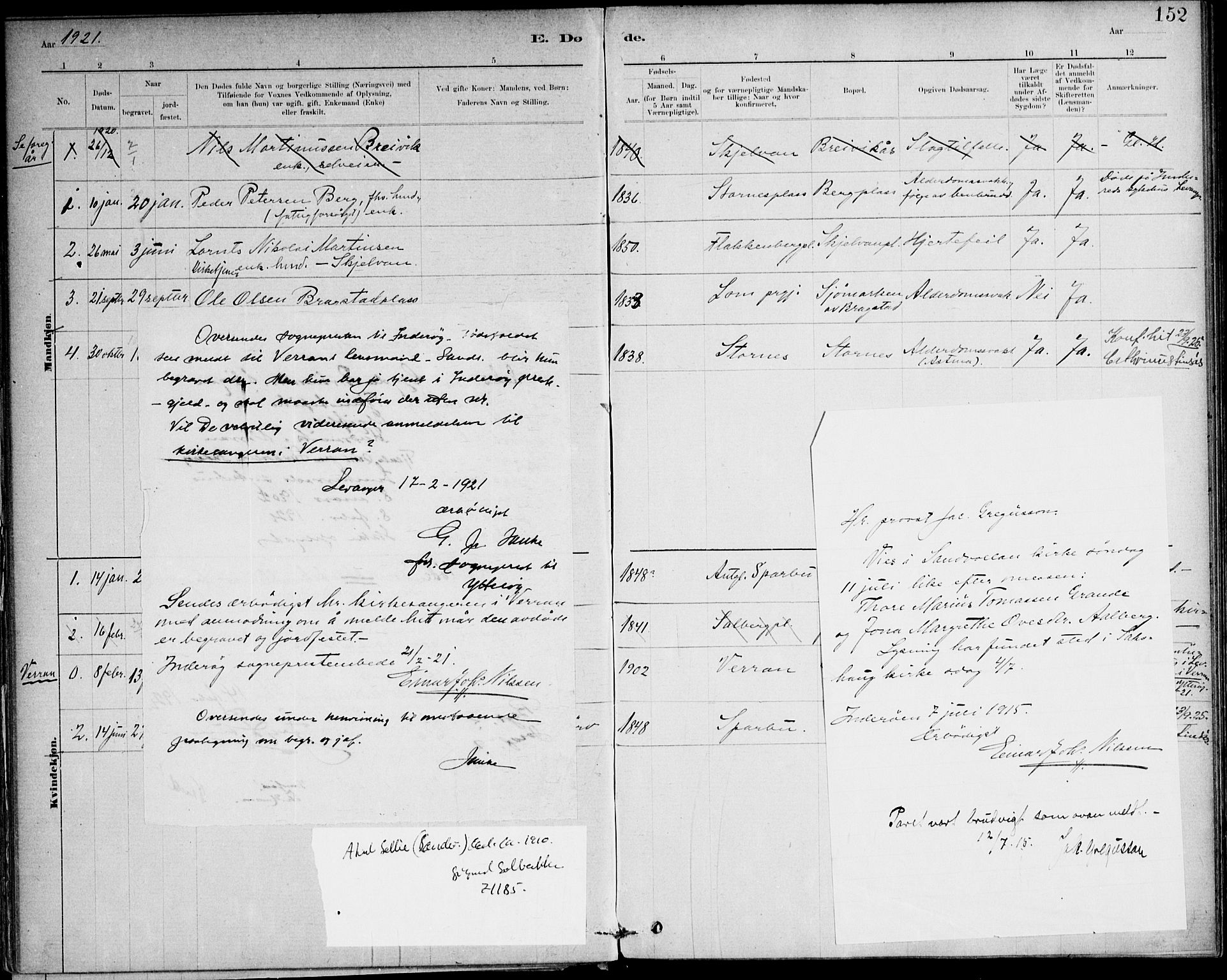 Ministerialprotokoller, klokkerbøker og fødselsregistre - Nord-Trøndelag, SAT/A-1458/732/L0316: Parish register (official) no. 732A01, 1879-1921, p. 152