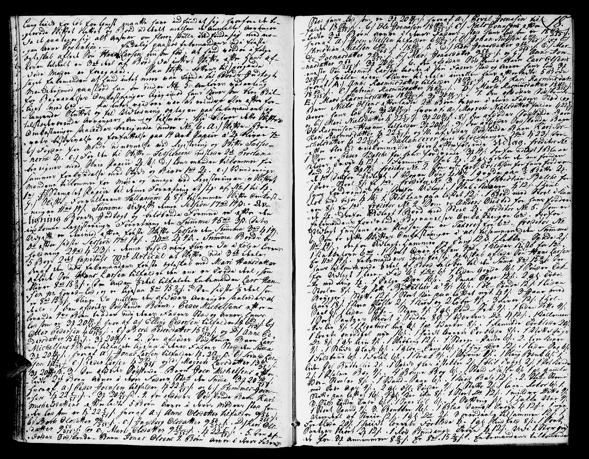 Toten tingrett, AV/SAH-TING-006/J/Ja/L0011: Skifteprotokoll, 1777-1790, p. 17b-18a