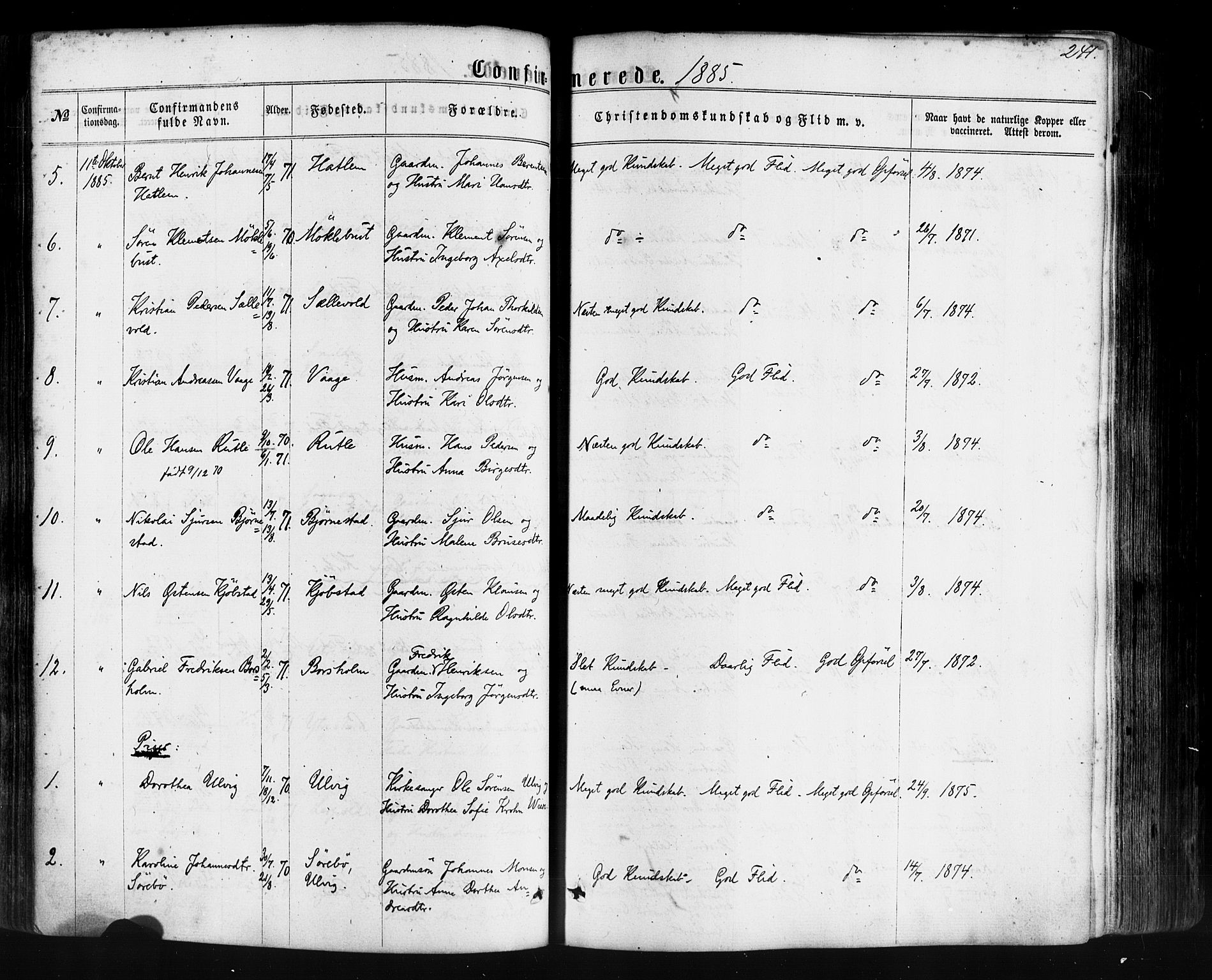 Hyllestad sokneprestembete, SAB/A-80401: Parish register (official) no. A 1, 1861-1886, p. 241