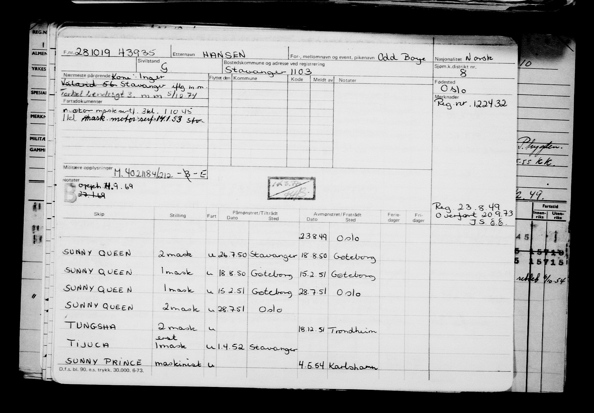 Direktoratet for sjømenn, AV/RA-S-3545/G/Gb/L0173: Hovedkort, 1919, p. 178