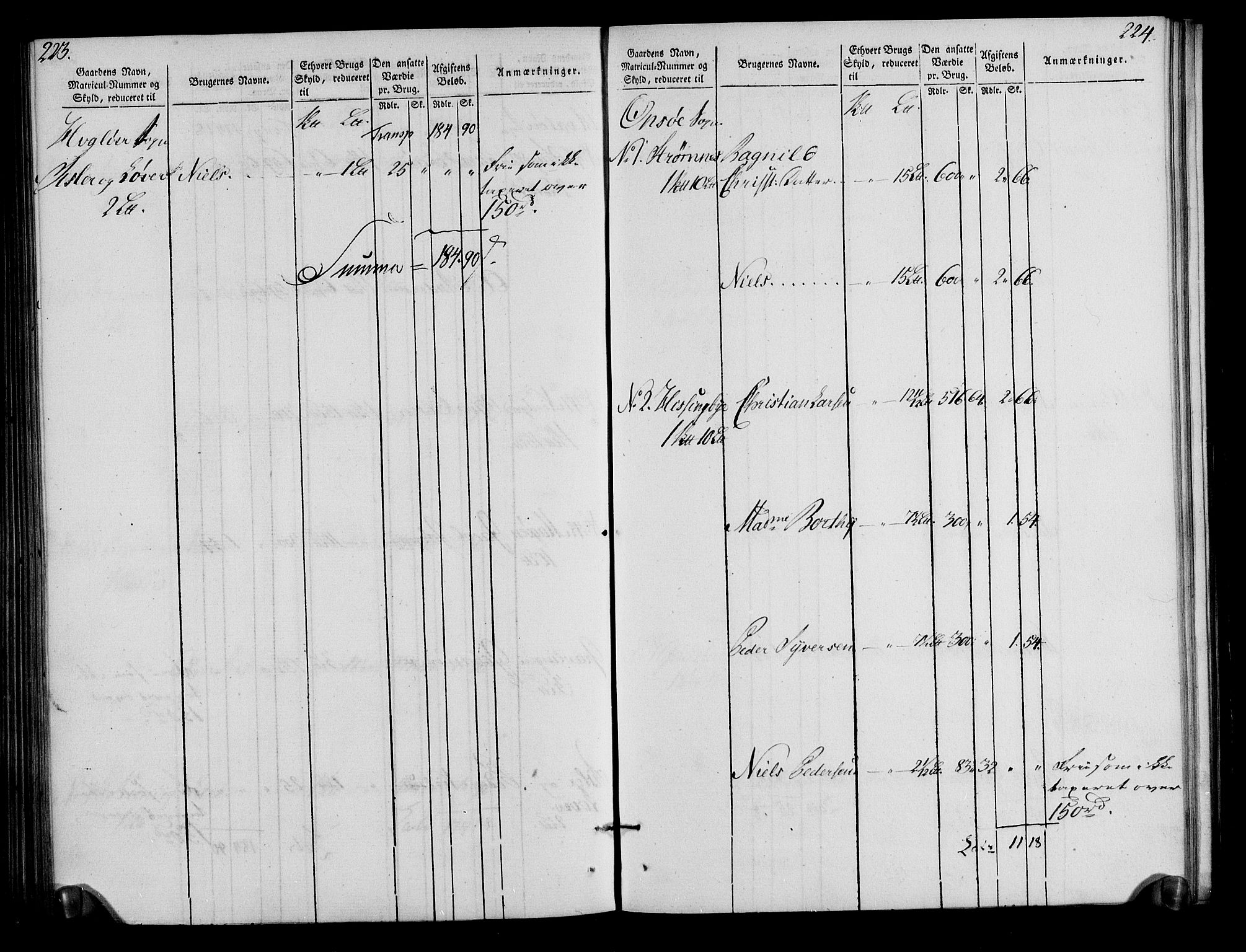 Rentekammeret inntil 1814, Realistisk ordnet avdeling, AV/RA-EA-4070/N/Ne/Nea/L0009: Moss, Tune og Veme fogderi. Oppebørselsregister, 1803-1804, p. 115