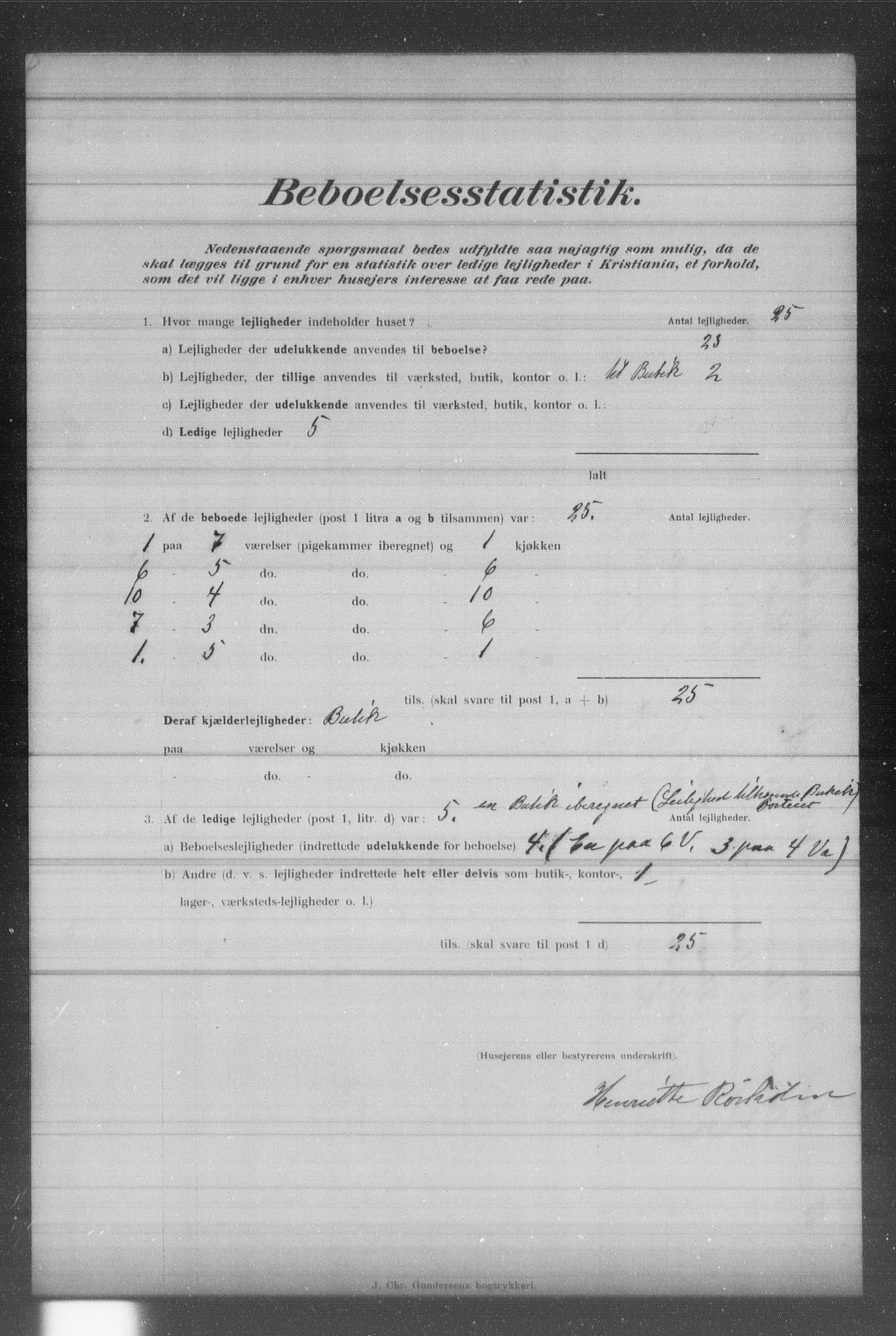 OBA, Municipal Census 1902 for Kristiania, 1902, p. 1132