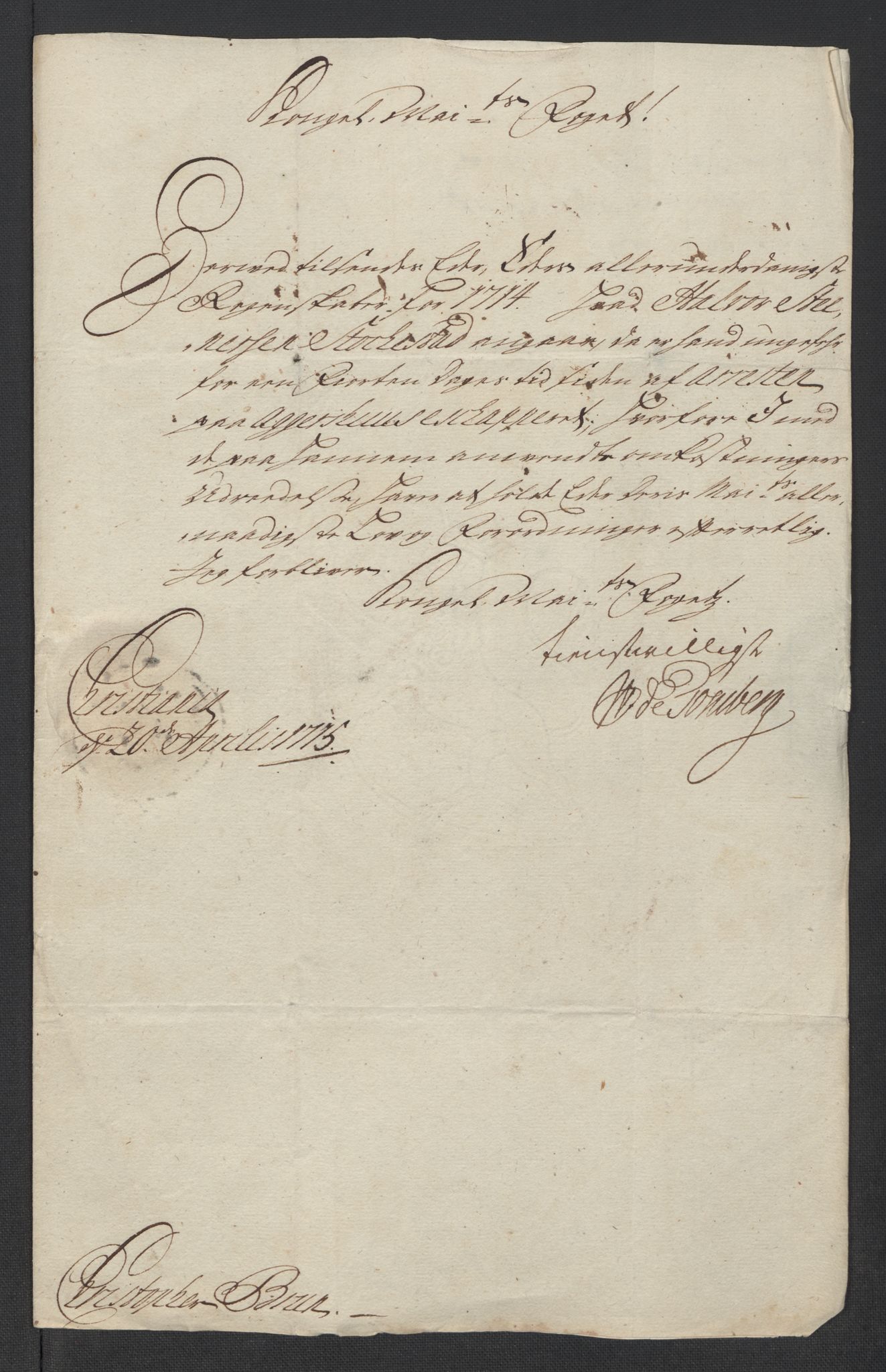 Rentekammeret inntil 1814, Reviderte regnskaper, Fogderegnskap, AV/RA-EA-4092/R17/L1185: Fogderegnskap Gudbrandsdal, 1715, p. 212