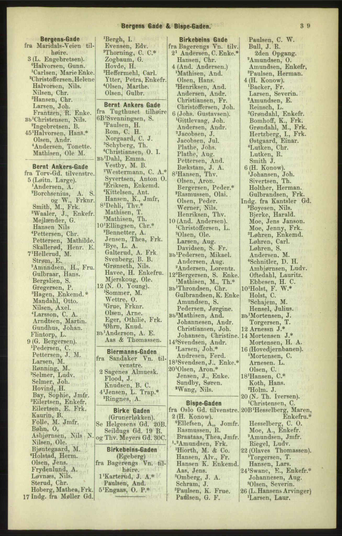 Kristiania/Oslo adressebok, PUBL/-, 1886, p. 397