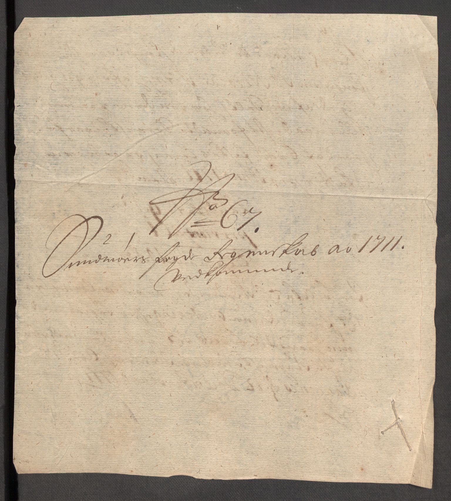 Rentekammeret inntil 1814, Reviderte regnskaper, Fogderegnskap, AV/RA-EA-4092/R54/L3564: Fogderegnskap Sunnmøre, 1711, p. 491