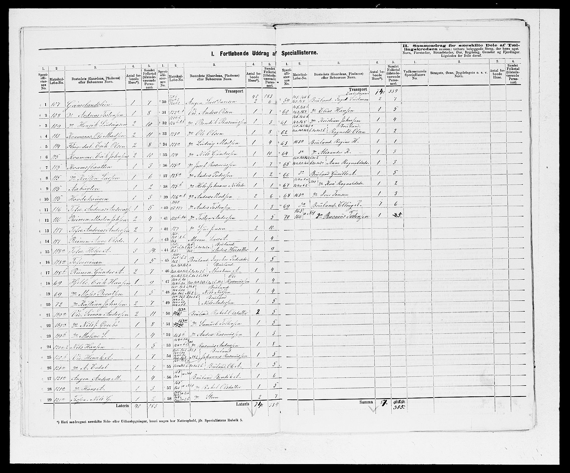 SAB, 1875 census for 1432P Førde, 1875, p. 9