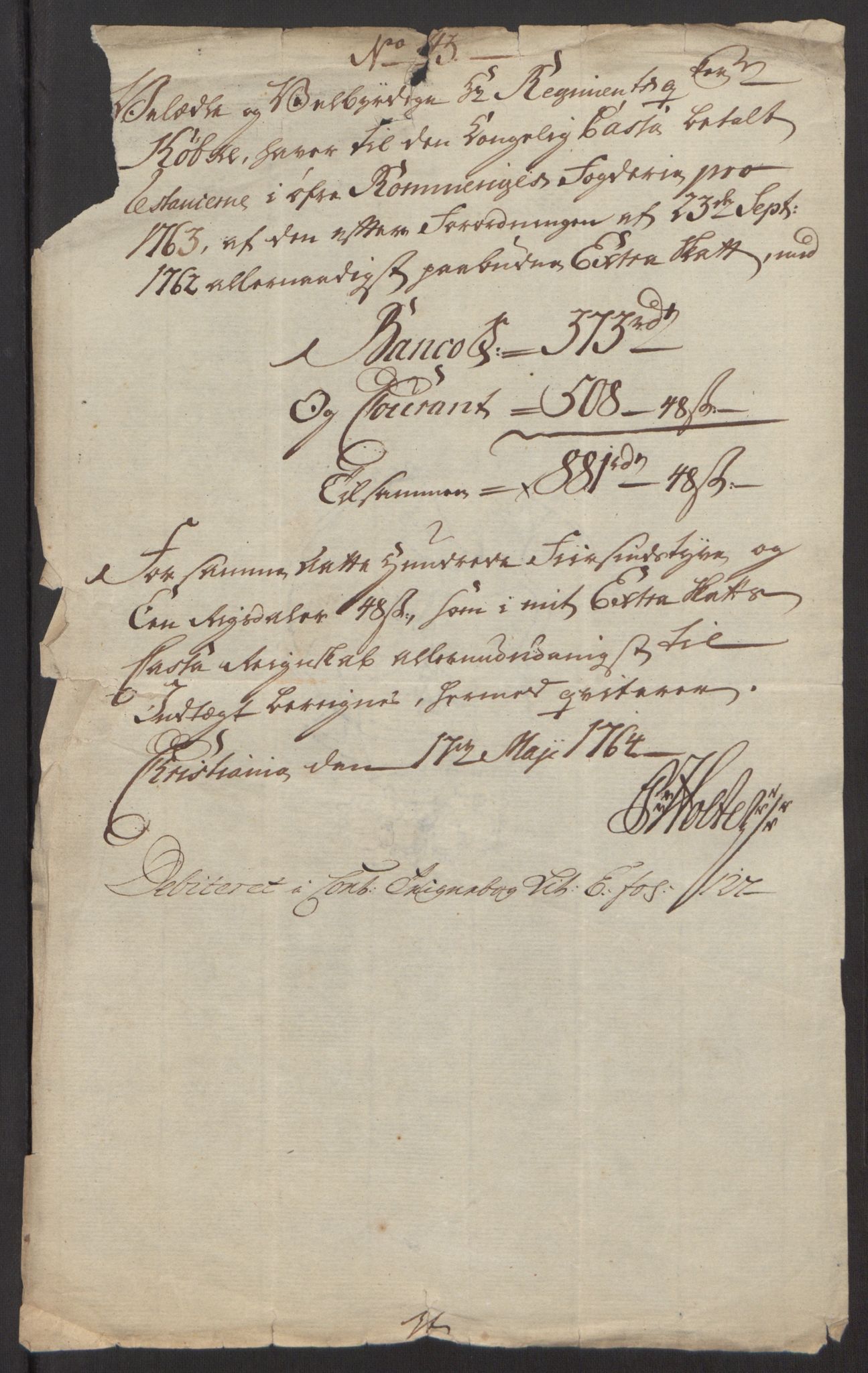 Rentekammeret inntil 1814, Reviderte regnskaper, Fogderegnskap, AV/RA-EA-4092/R12/L0803: Ekstraskatten Øvre Romerike, 1763-1764, p. 183