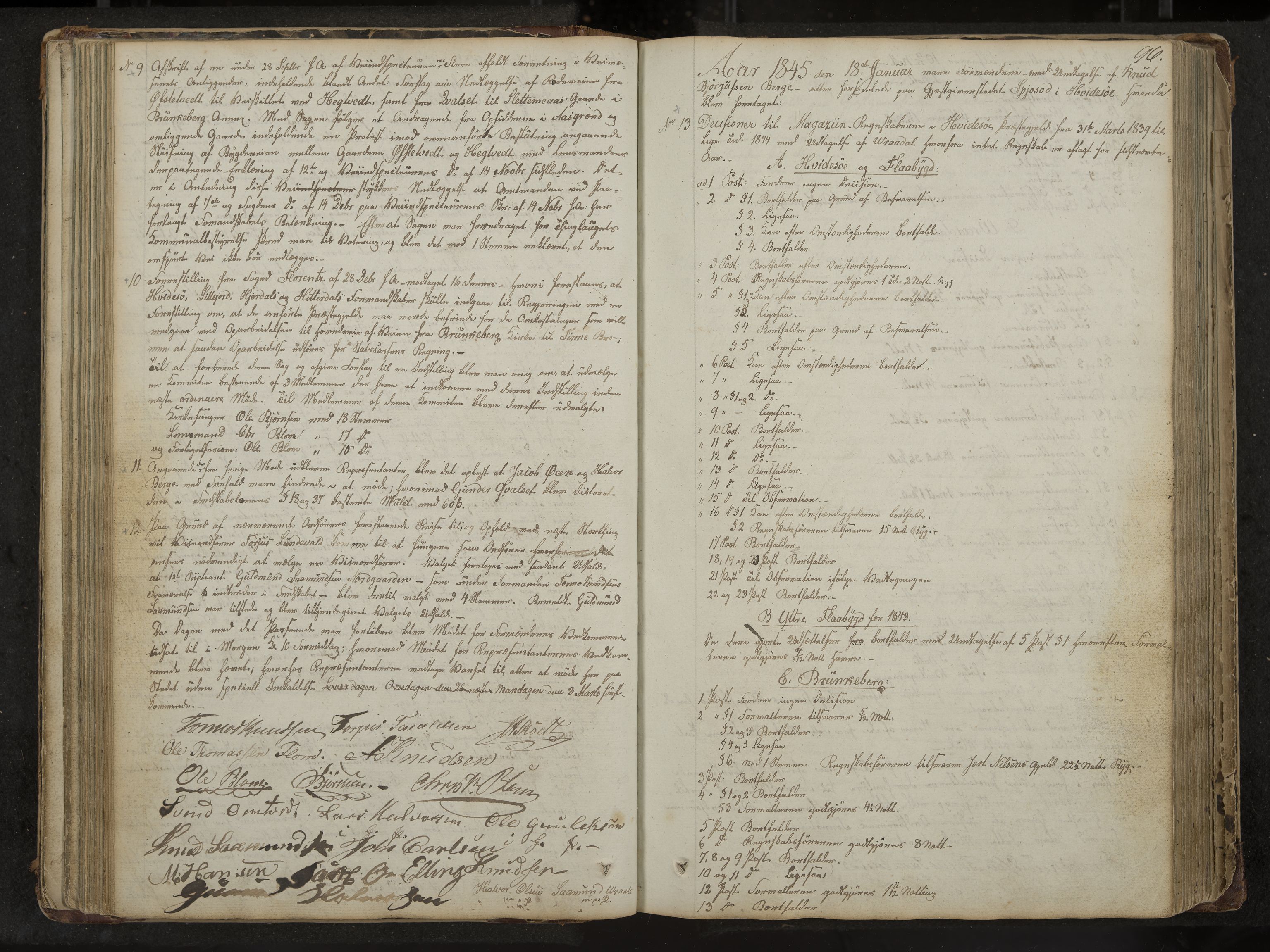 Kviteseid formannskap og sentraladministrasjon, IKAK/0829021/A/Aa/L0001: Møtebok med register, 1837-1866, p. 96