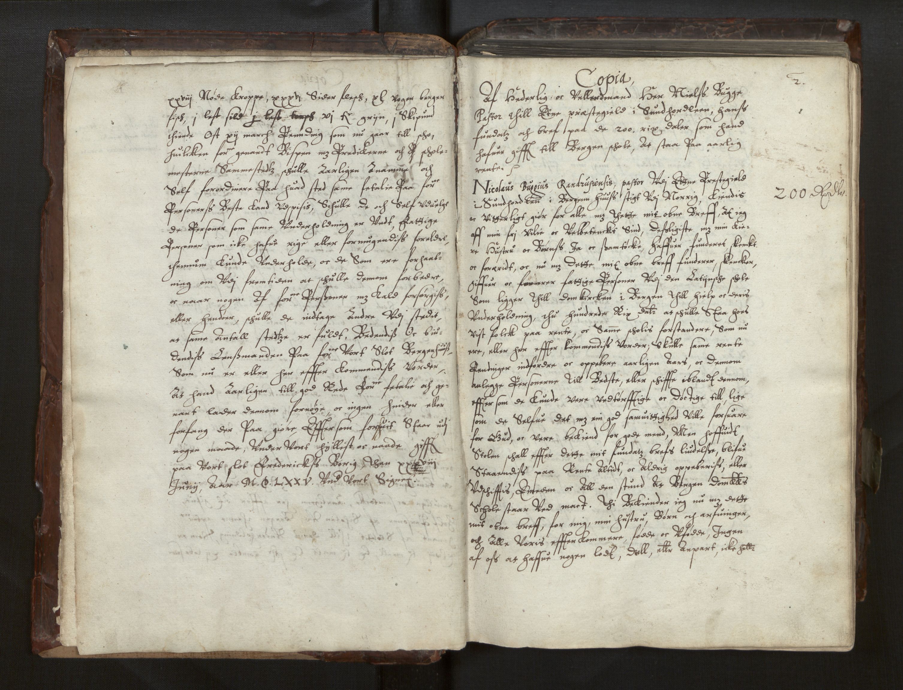Bjørgvin biskop, AV/SAB-A-5601/Ga/L0014: Jordebøker for geistleg gods og andre rekneskapsprotokollar, 1609-1737, p. 1b-2a